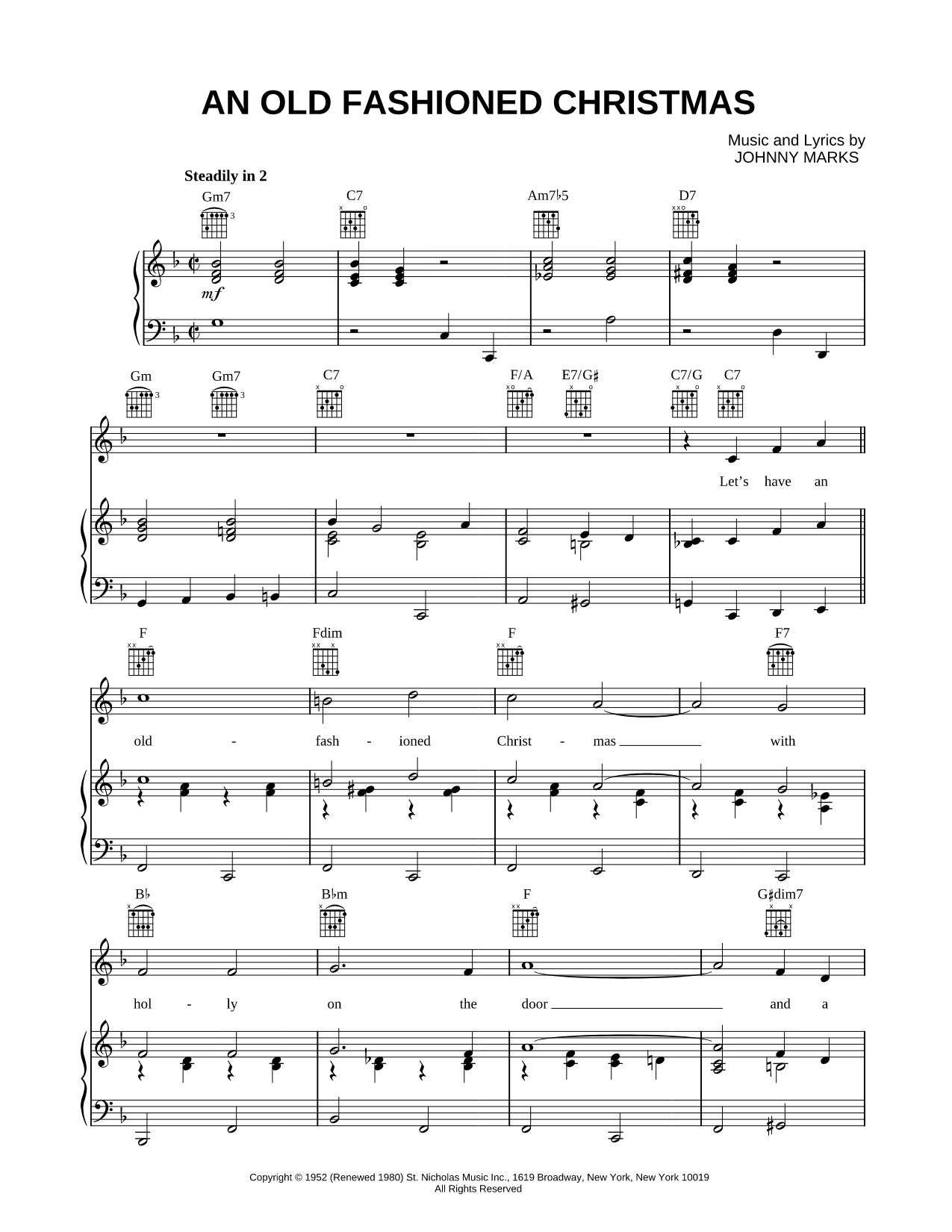 (There's Nothing Like) An Old-Fashioned Christmas