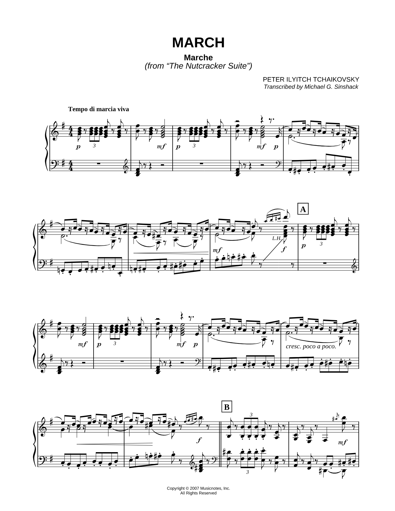 March from The Nutcracker