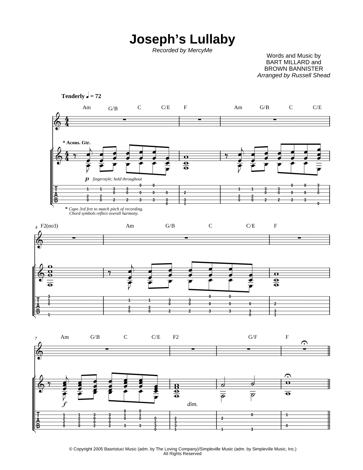 Joseph's Lullaby