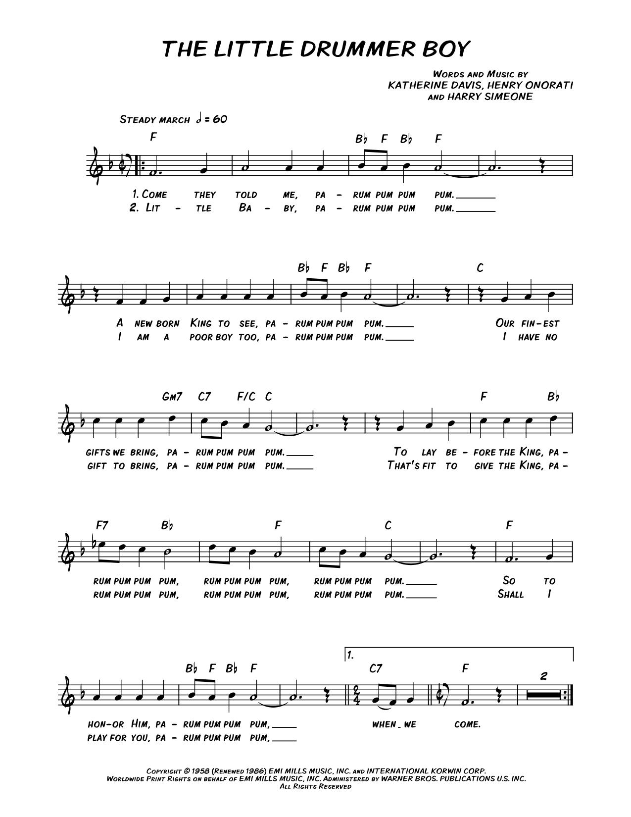 The Little Drummer Boy