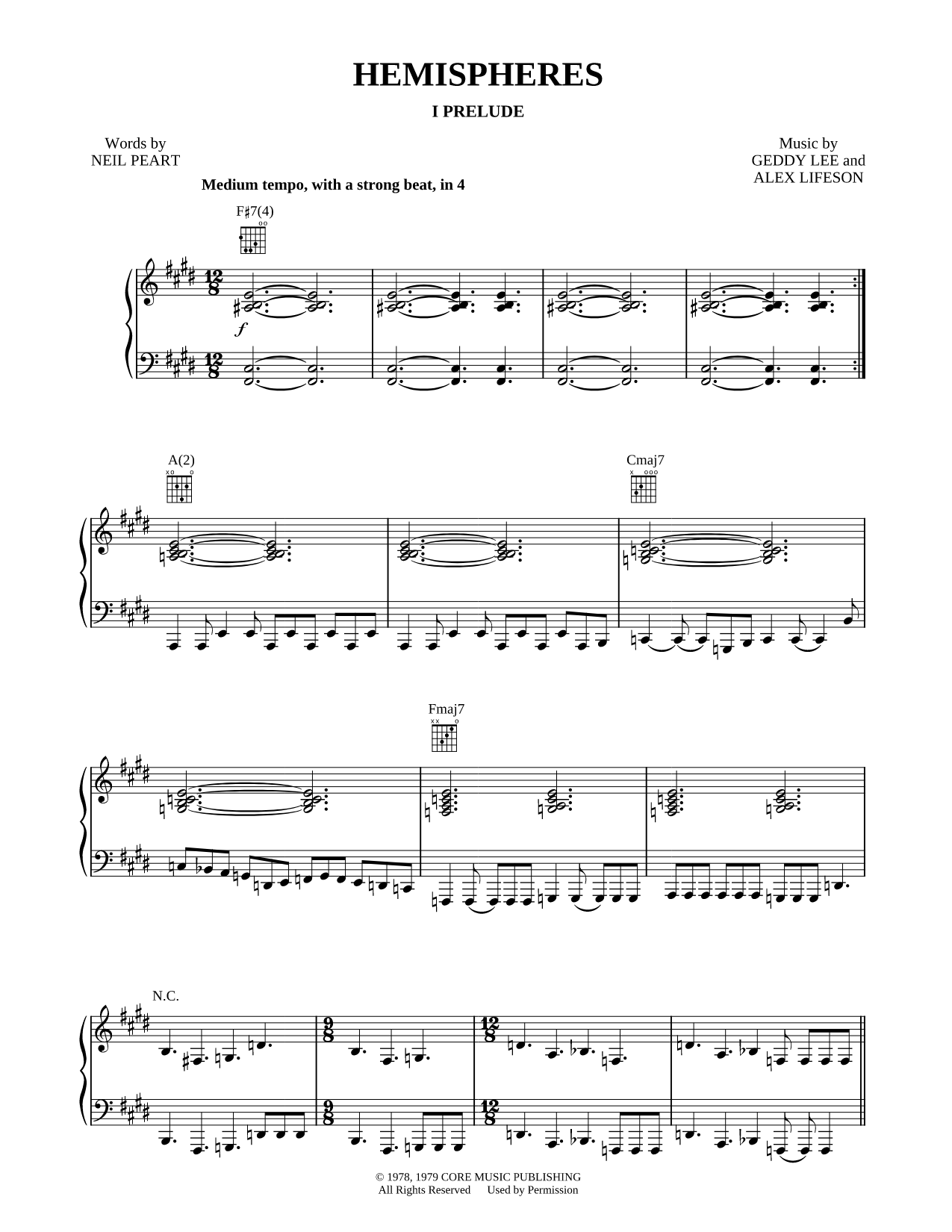 Hemispheres - I Prelude