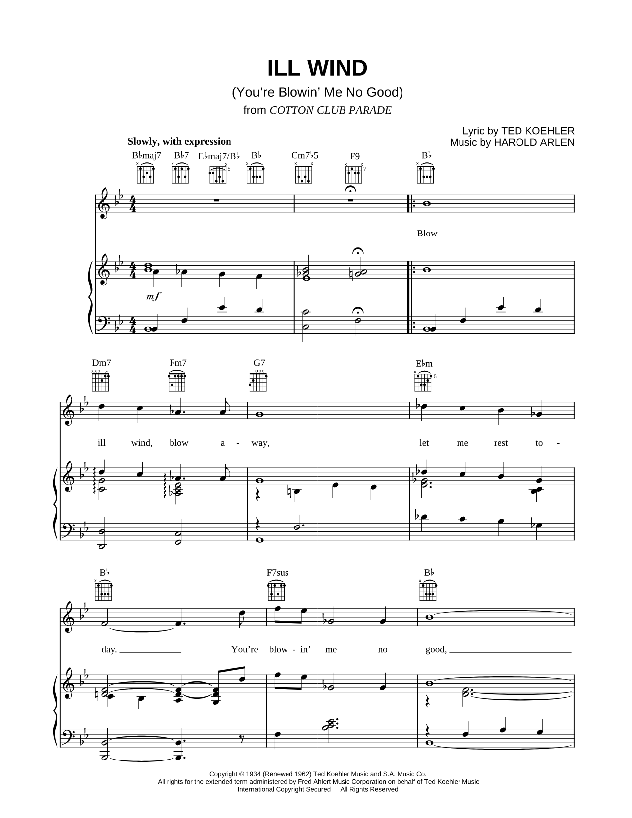 Ill Wind (You're Blowin' Me No Good)
