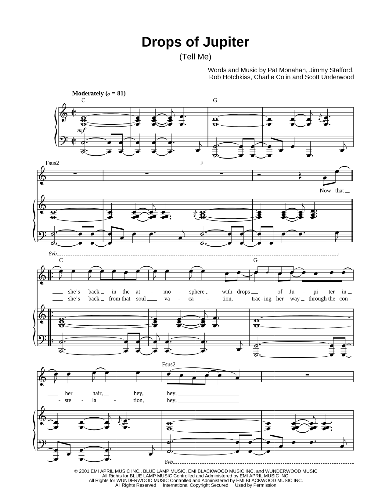 Drops of Jupiter (Tell Me)