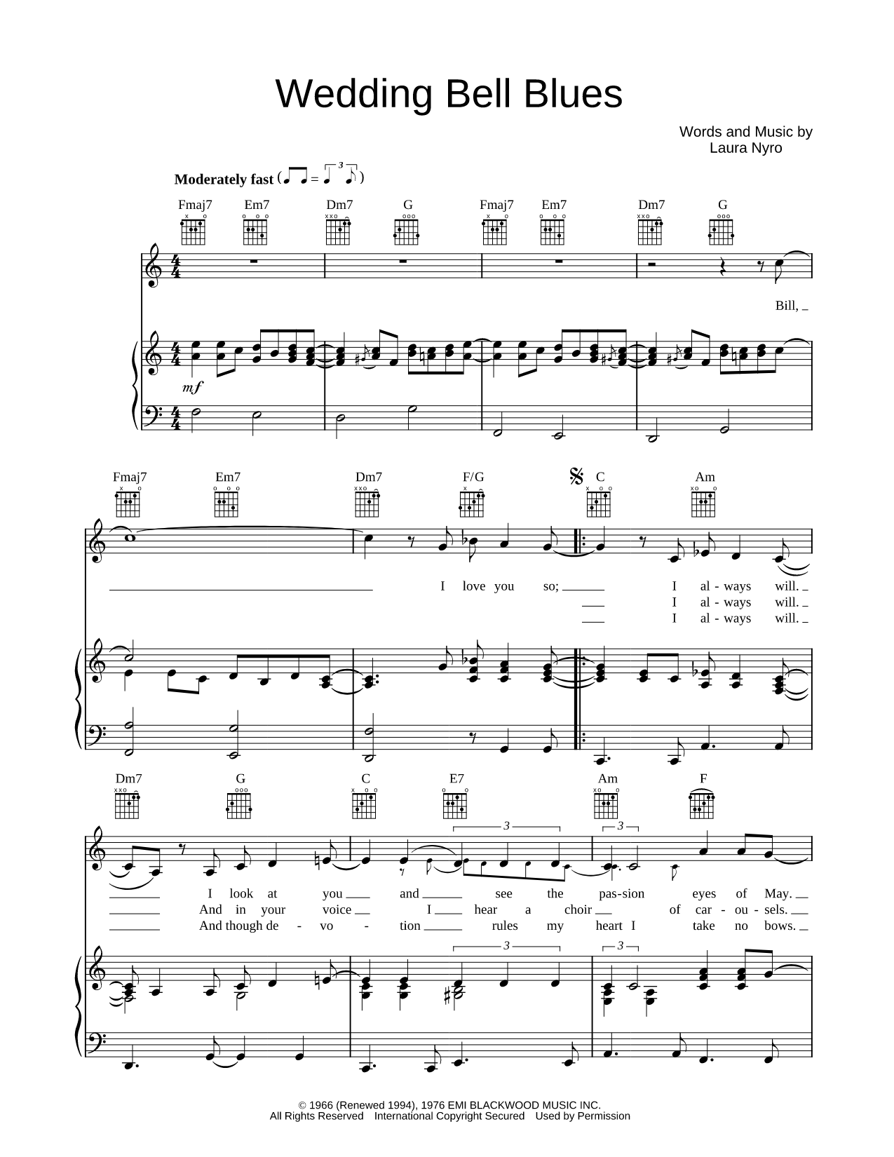 Wedding Bell Blues