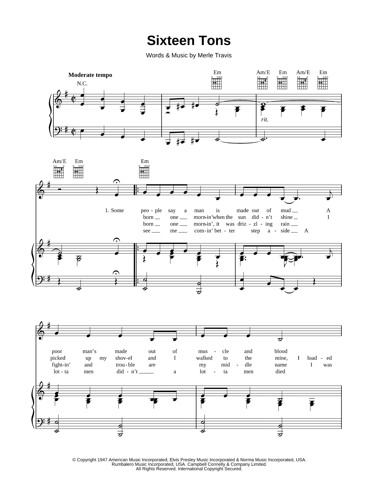 Sixteen Tons
