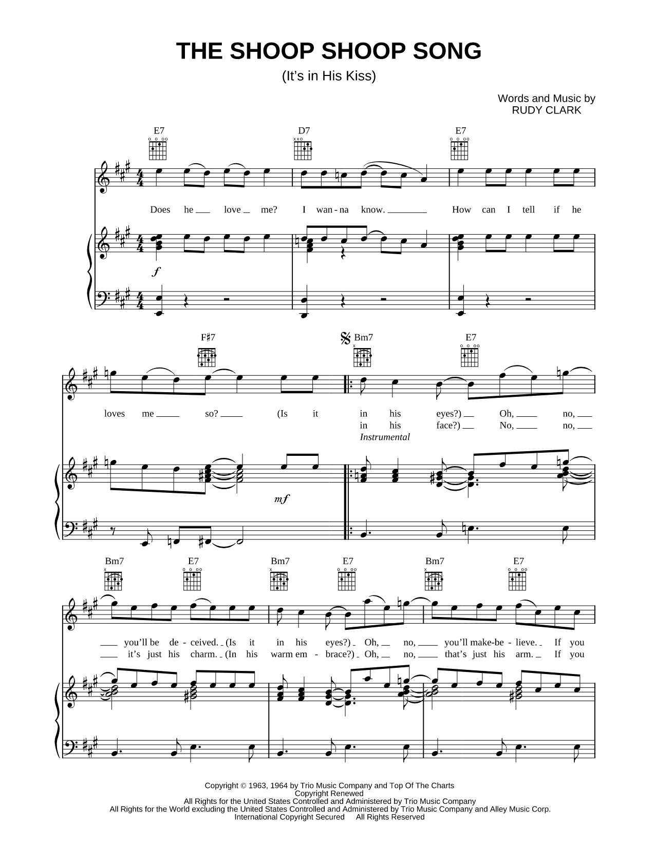 The Shoop Shoop Song (It's in His Kiss)