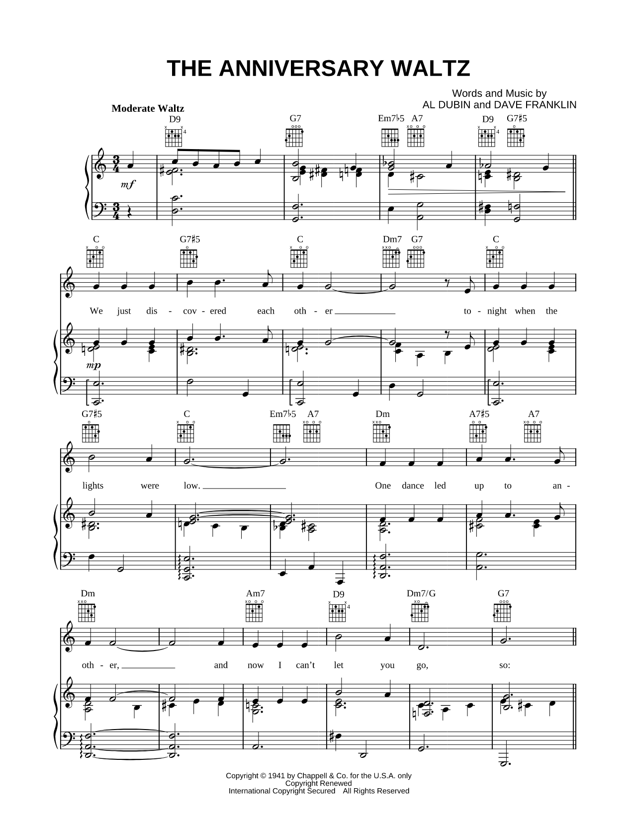 The Anniversary Waltz