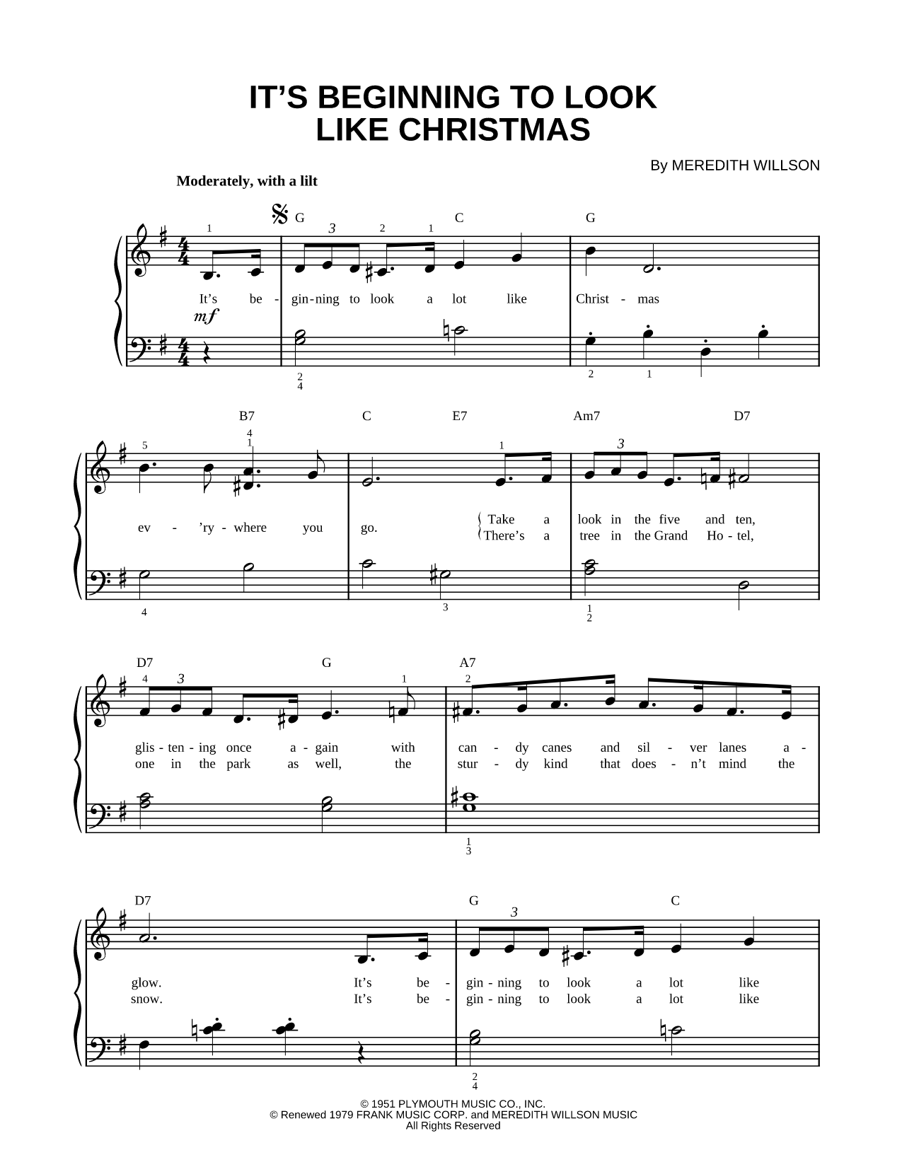 It's Beginning to Look a Lot Like Christmas