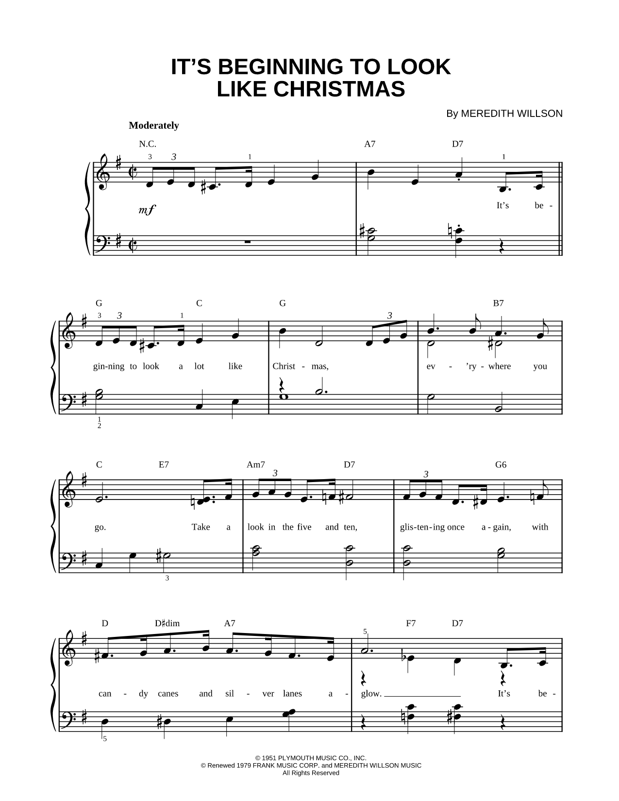 It's Beginning to Look a Lot Like Christmas