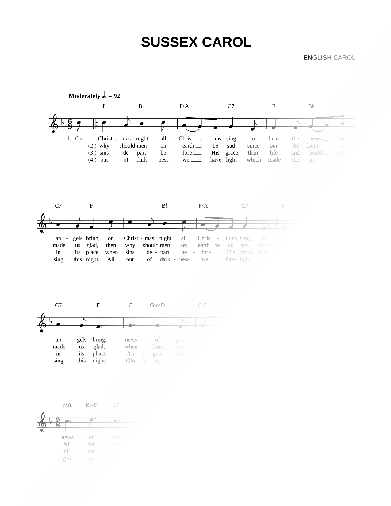 Sussex Carol