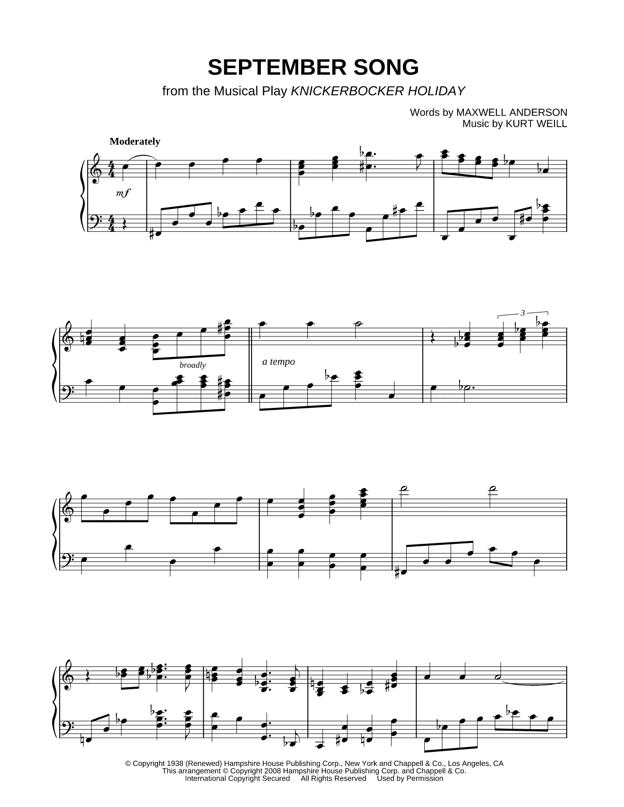 September Song