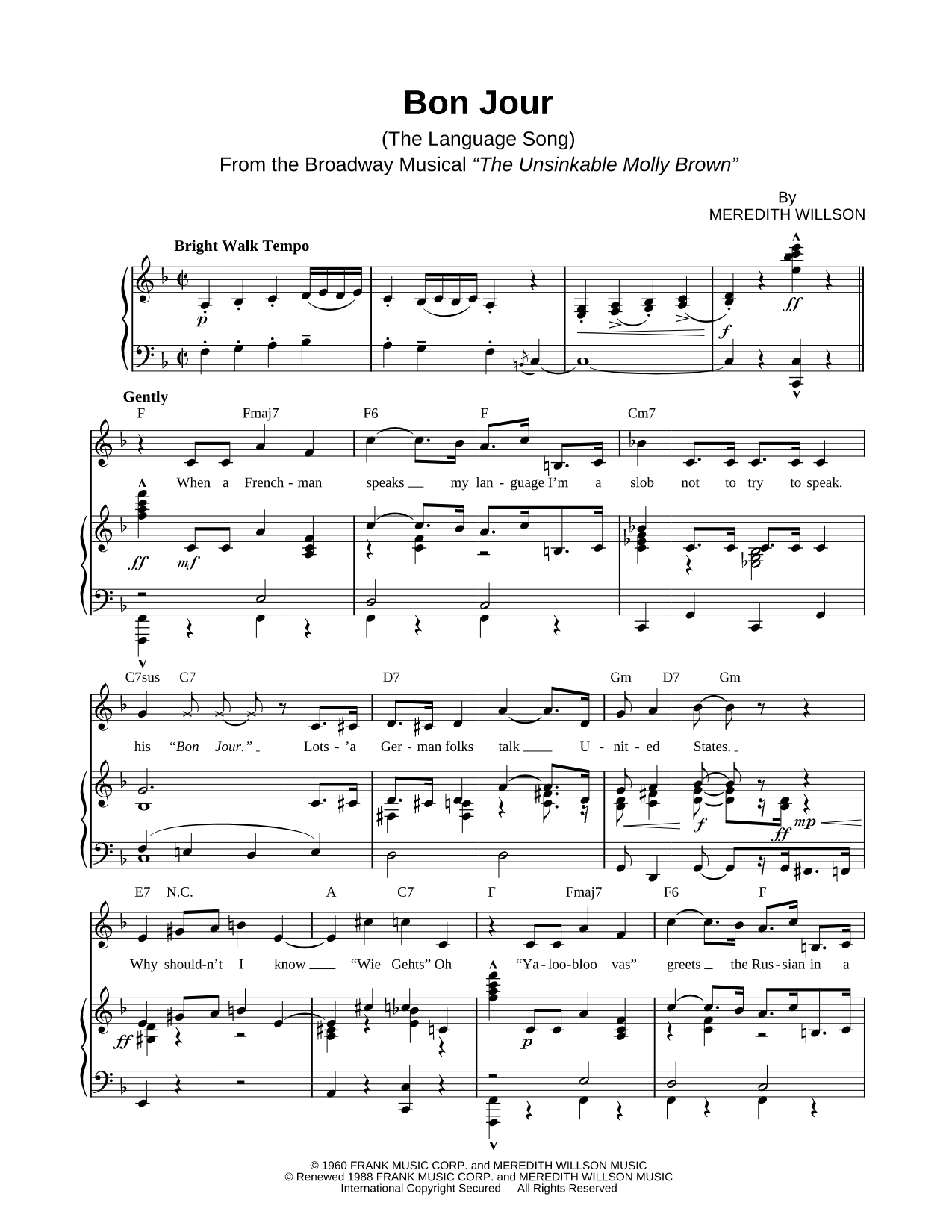 Bon Jour (The Language Song)