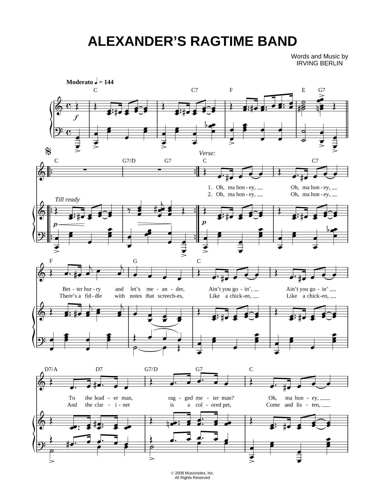 Alexander's Ragtime Band