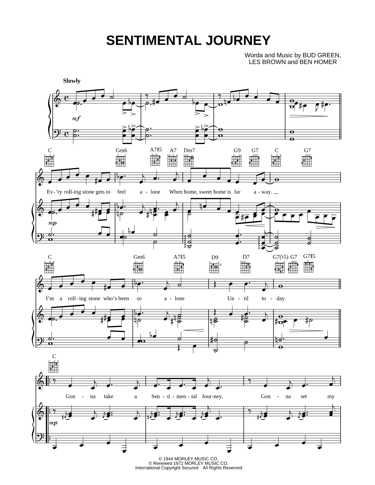 Sentimental Journey