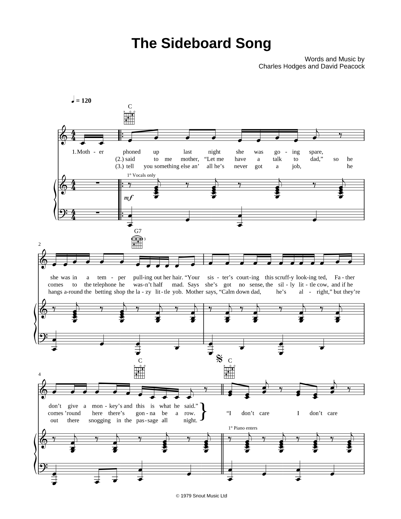 The Sideboard Song