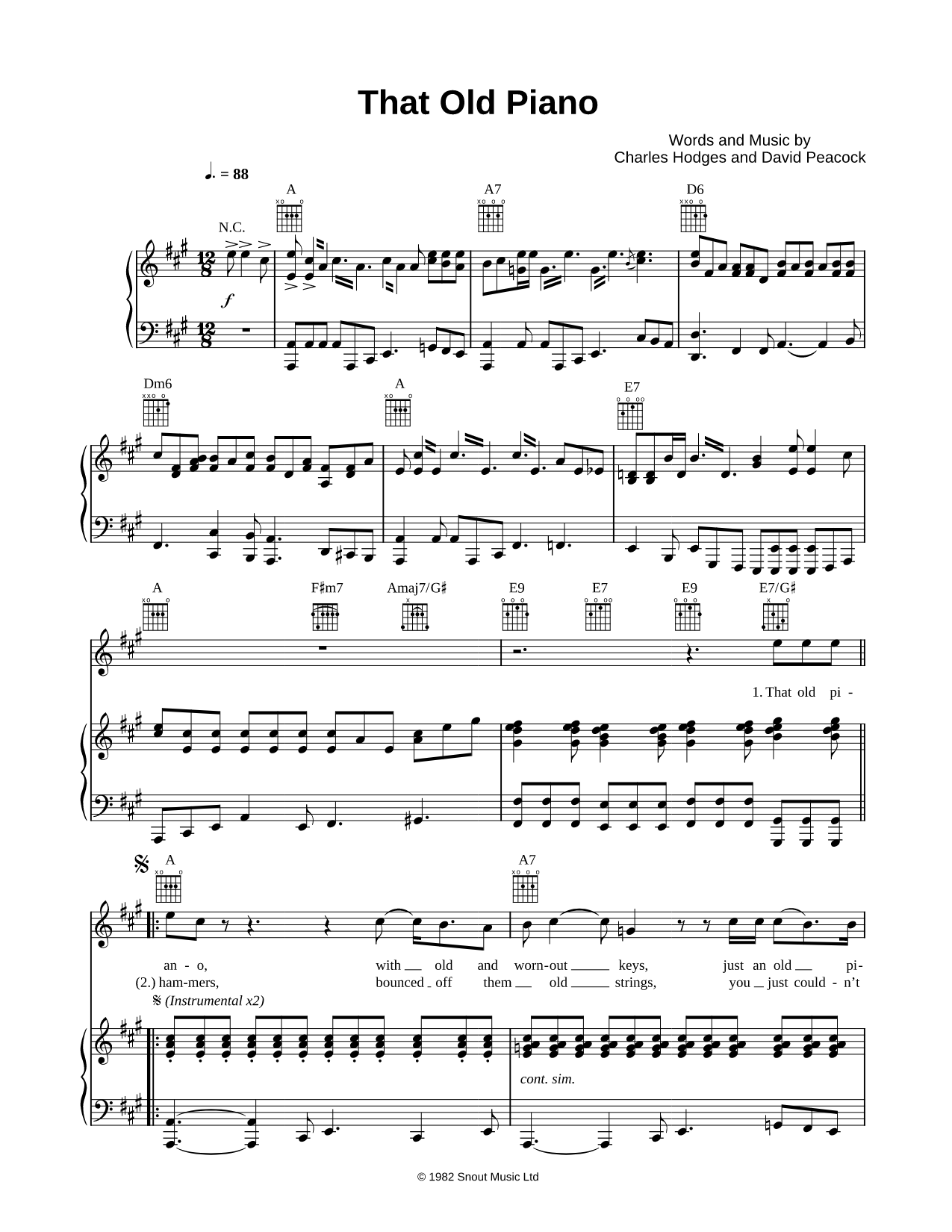 That Old Piano