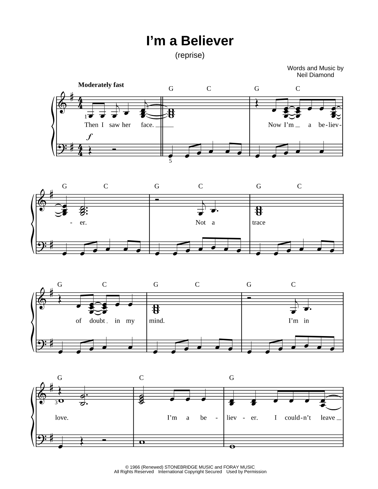 I'm a Believer (Reprise)