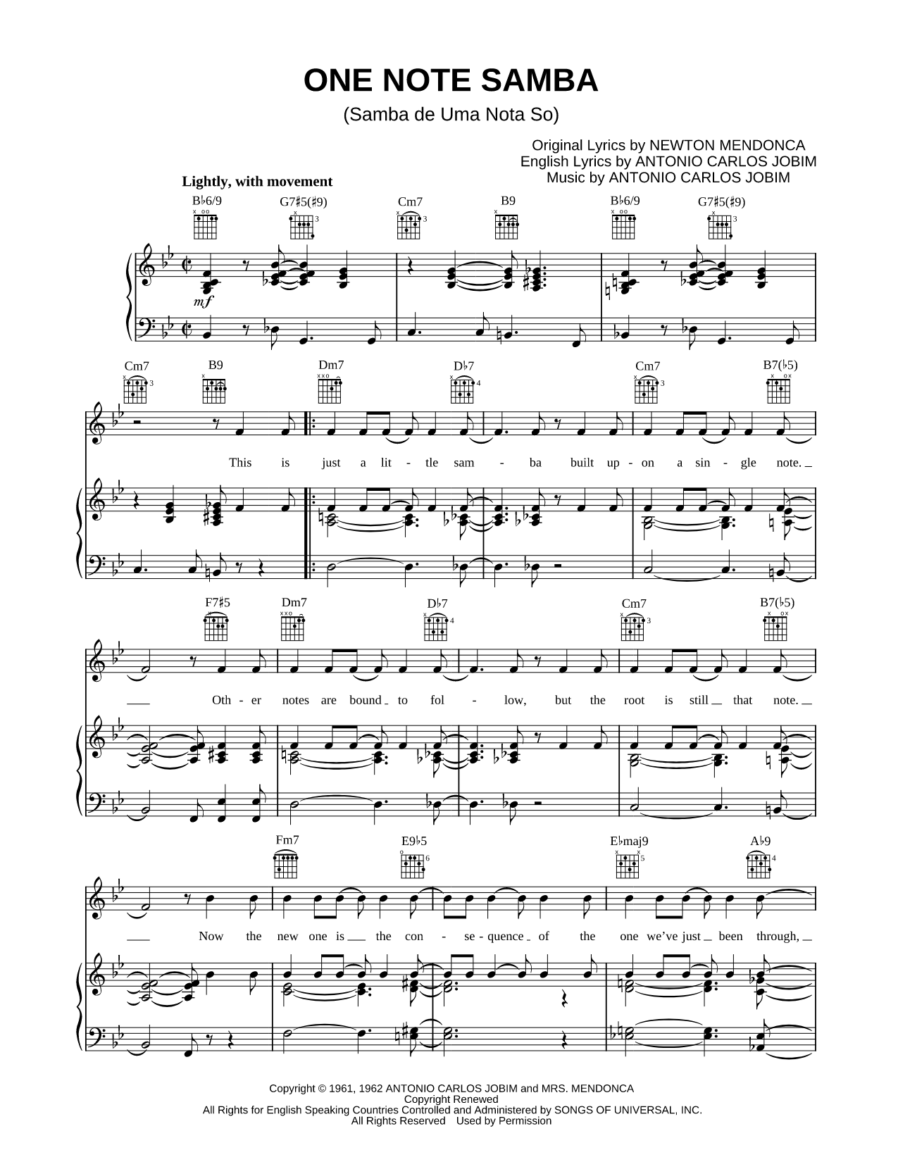 One Note Samba