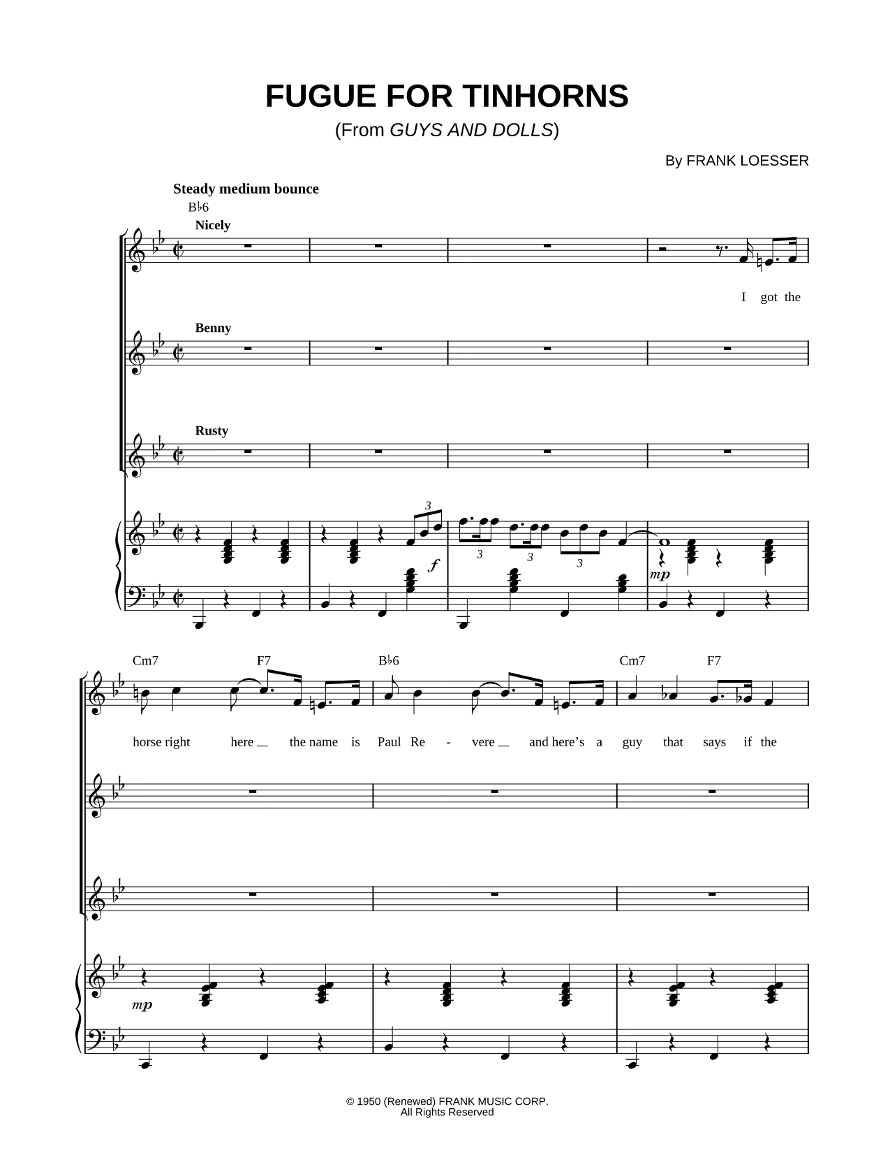 Fugue for Tinhorns