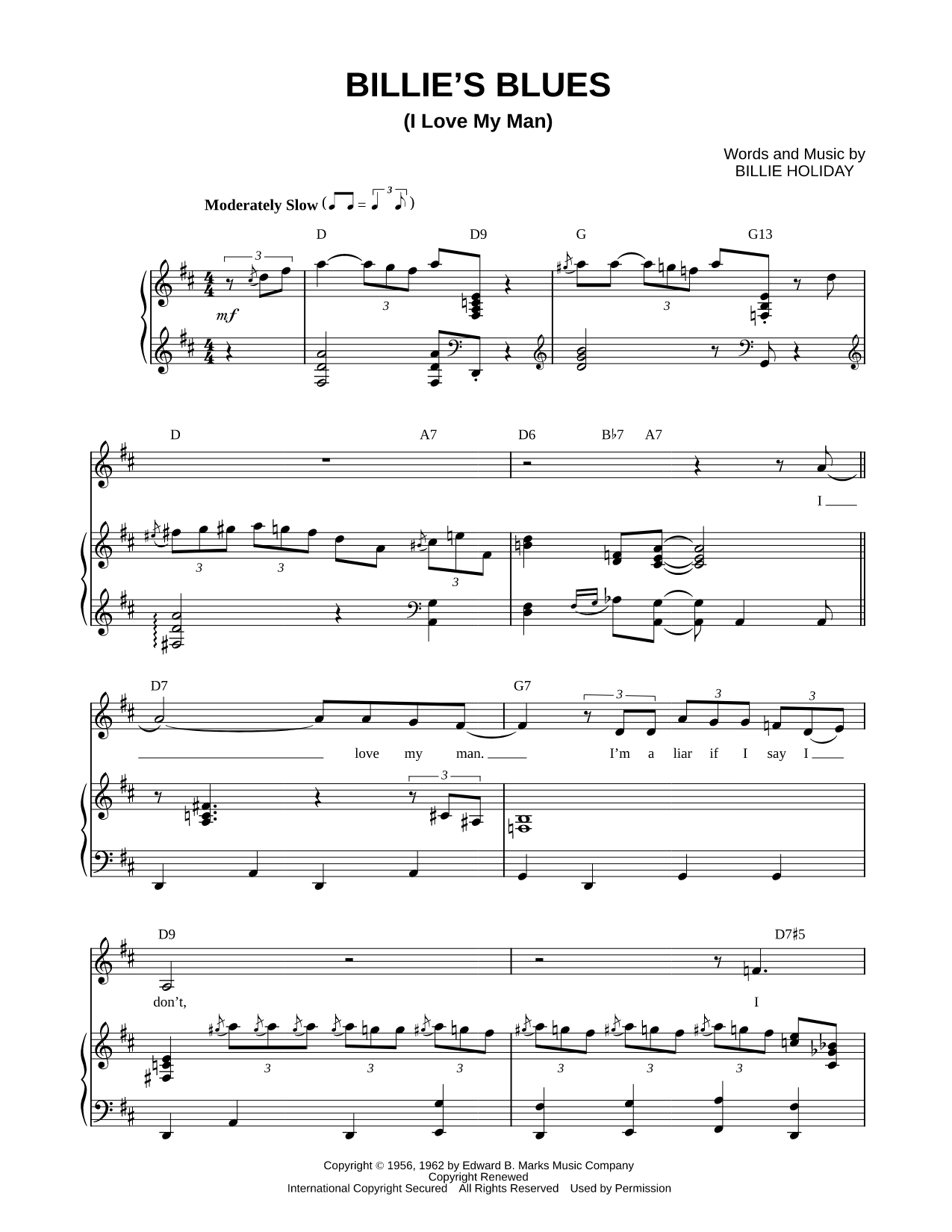 Billie's Blues (I Love My Man)