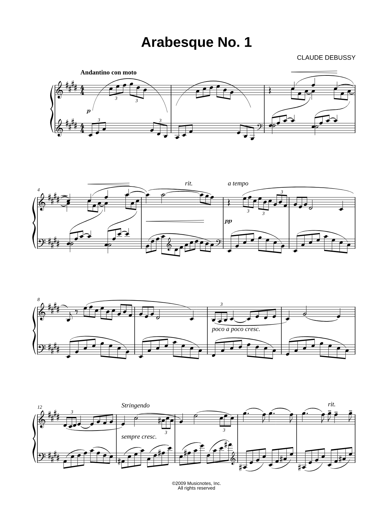 Arabesque No. 1