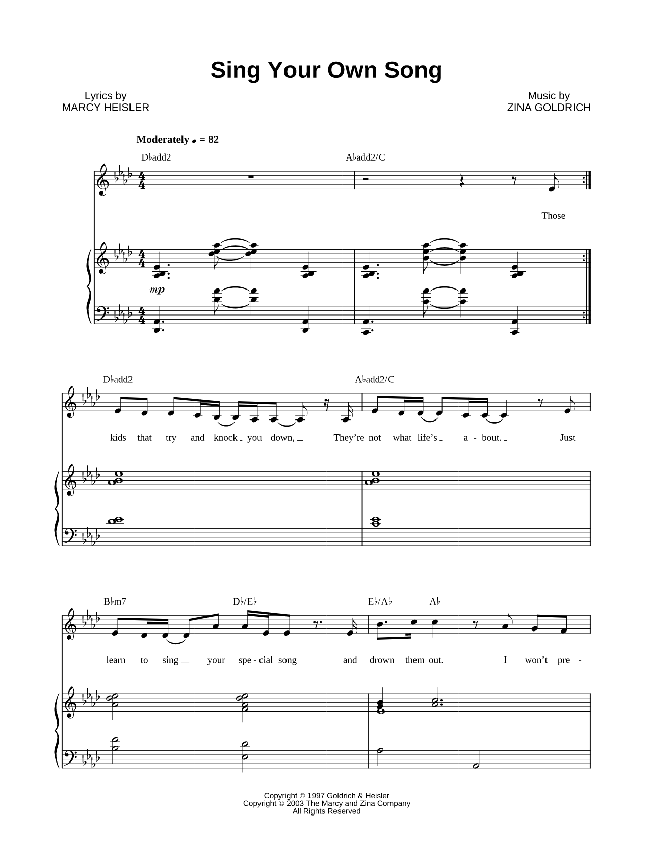 Sing Your Own Song