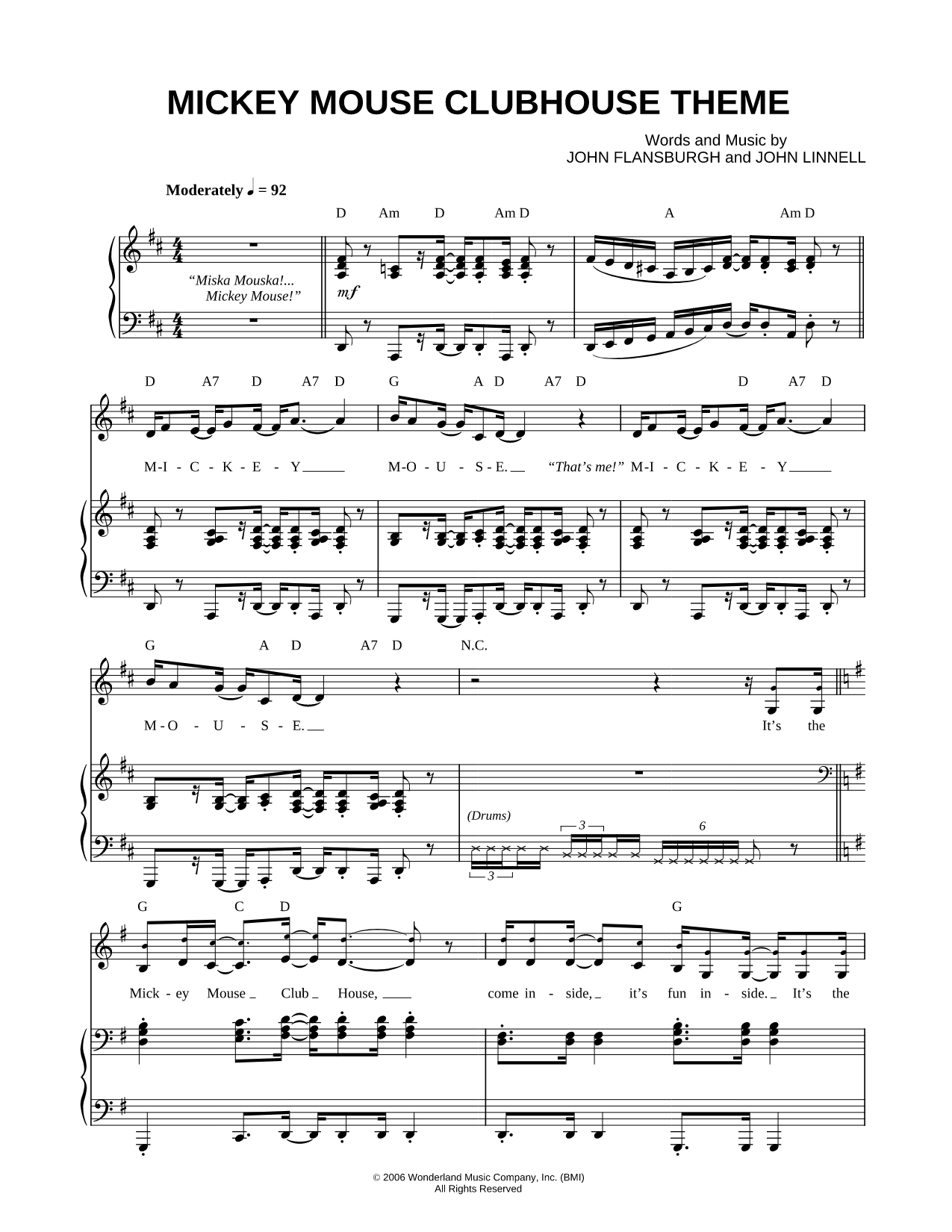 Mickey Mouse Clubhouse Theme