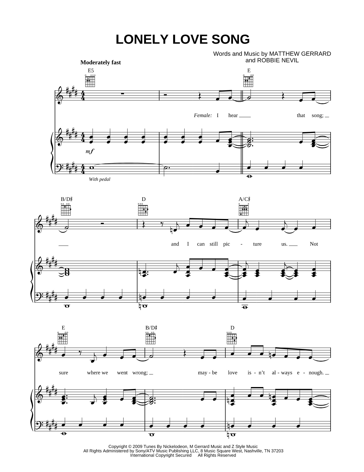 Lonely Love Song