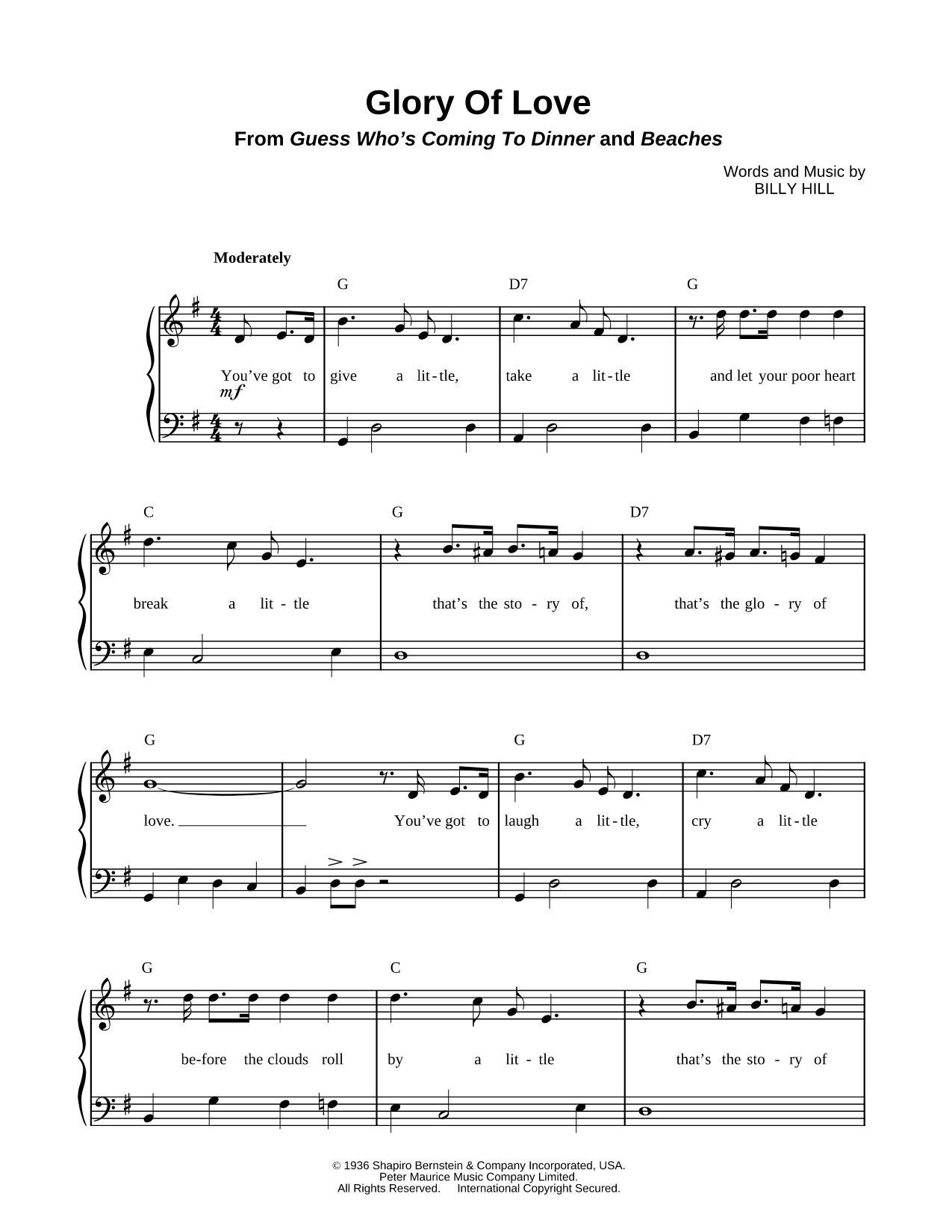 Glory of Love