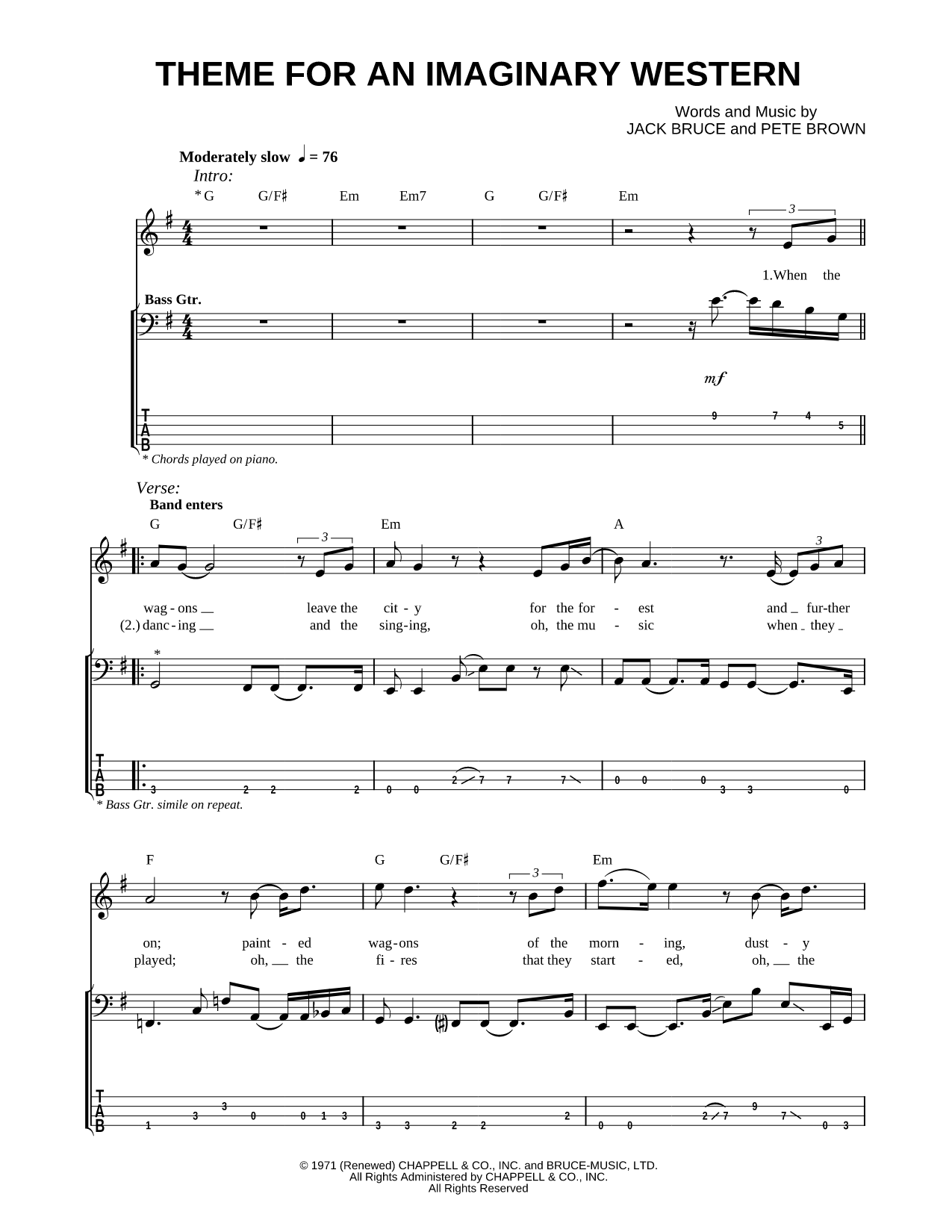 Theme for An Imaginary Western