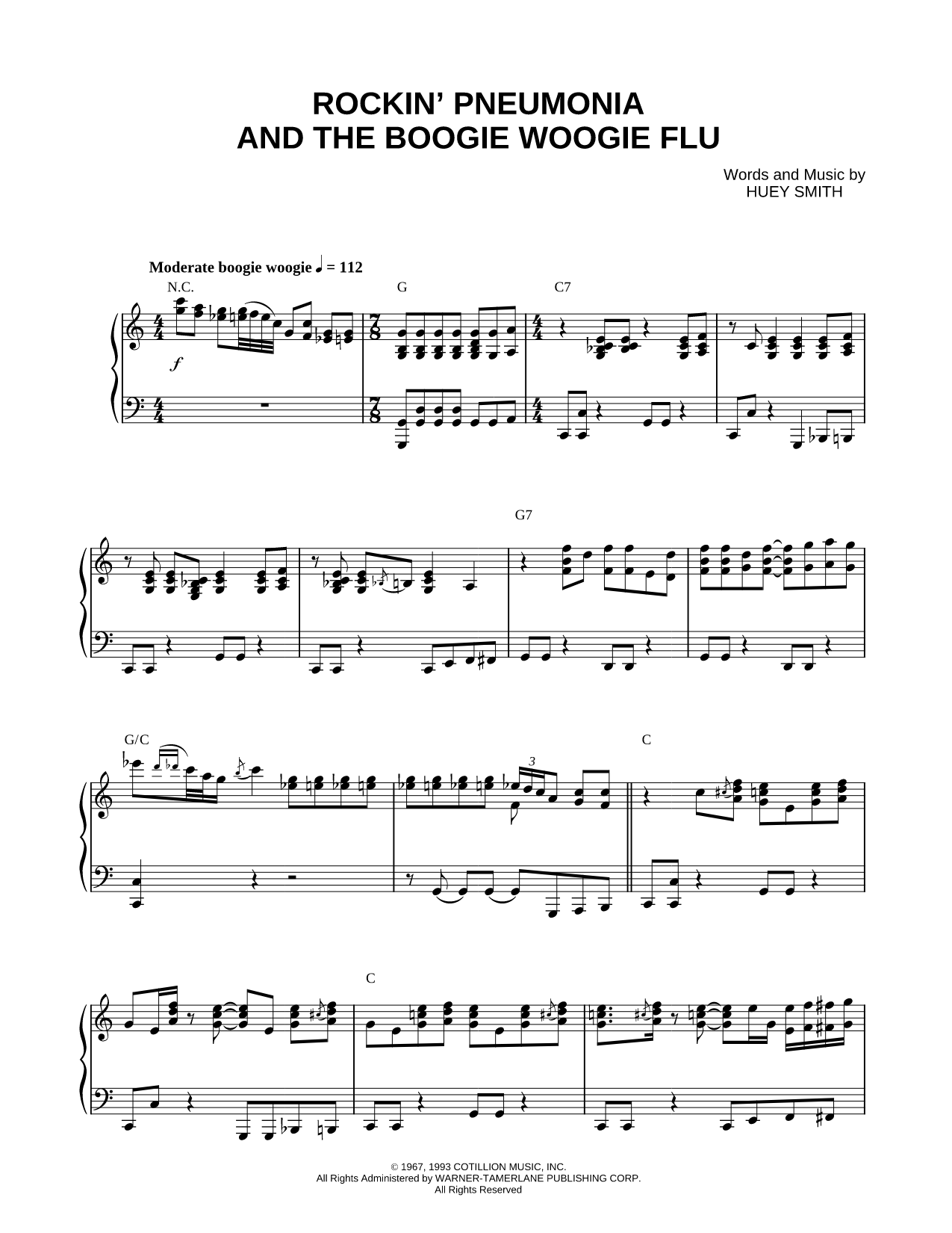 Rockin' Pneumonia and the Boogie Woogie Flu