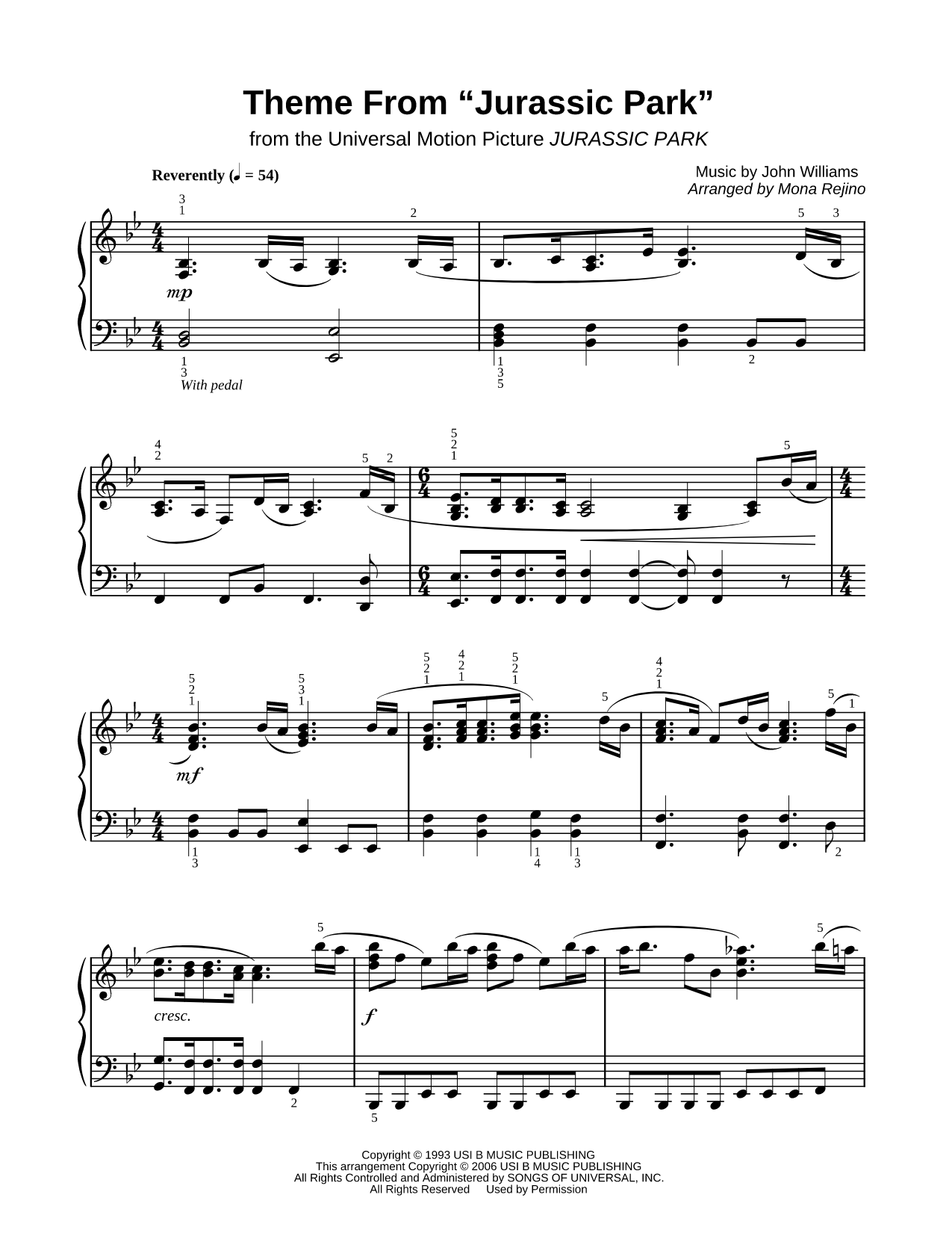 Theme from Jurassic Park