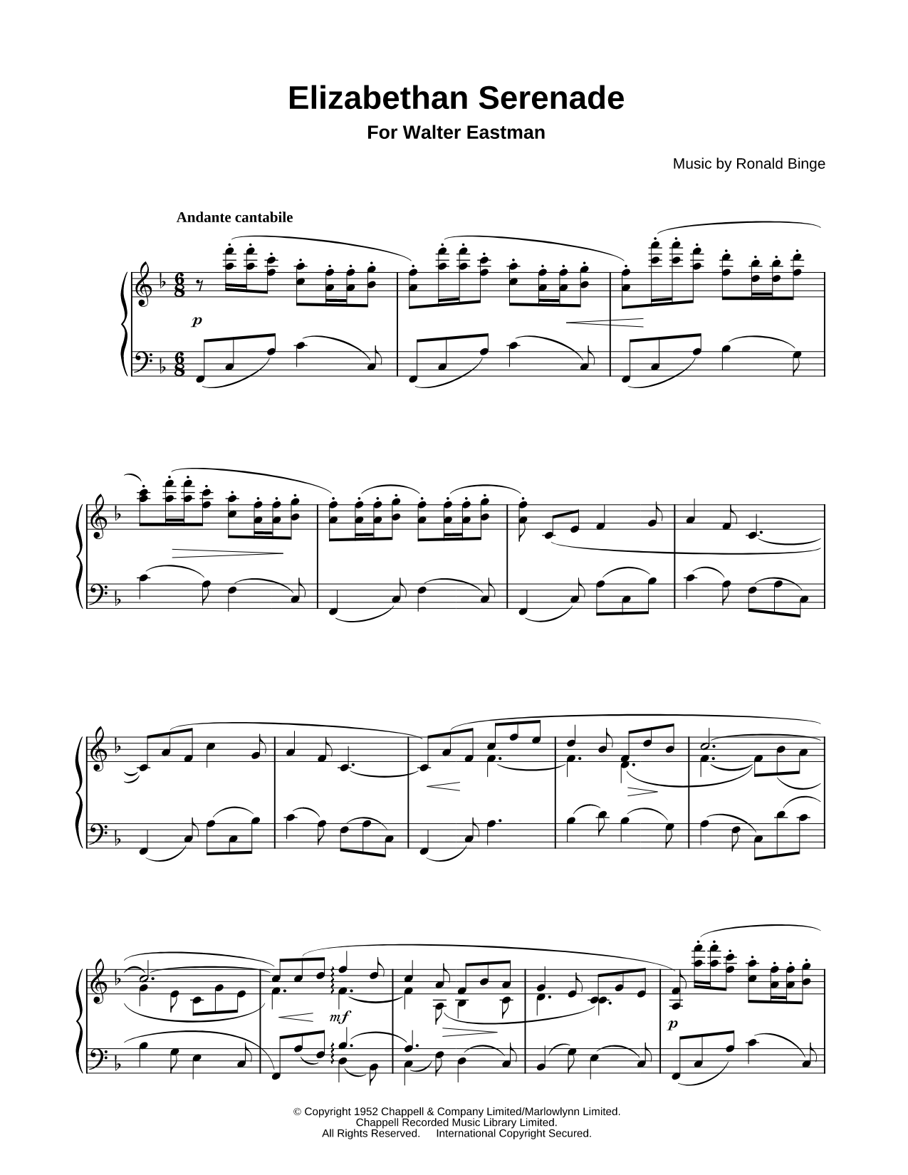 Elizabethan Serenade