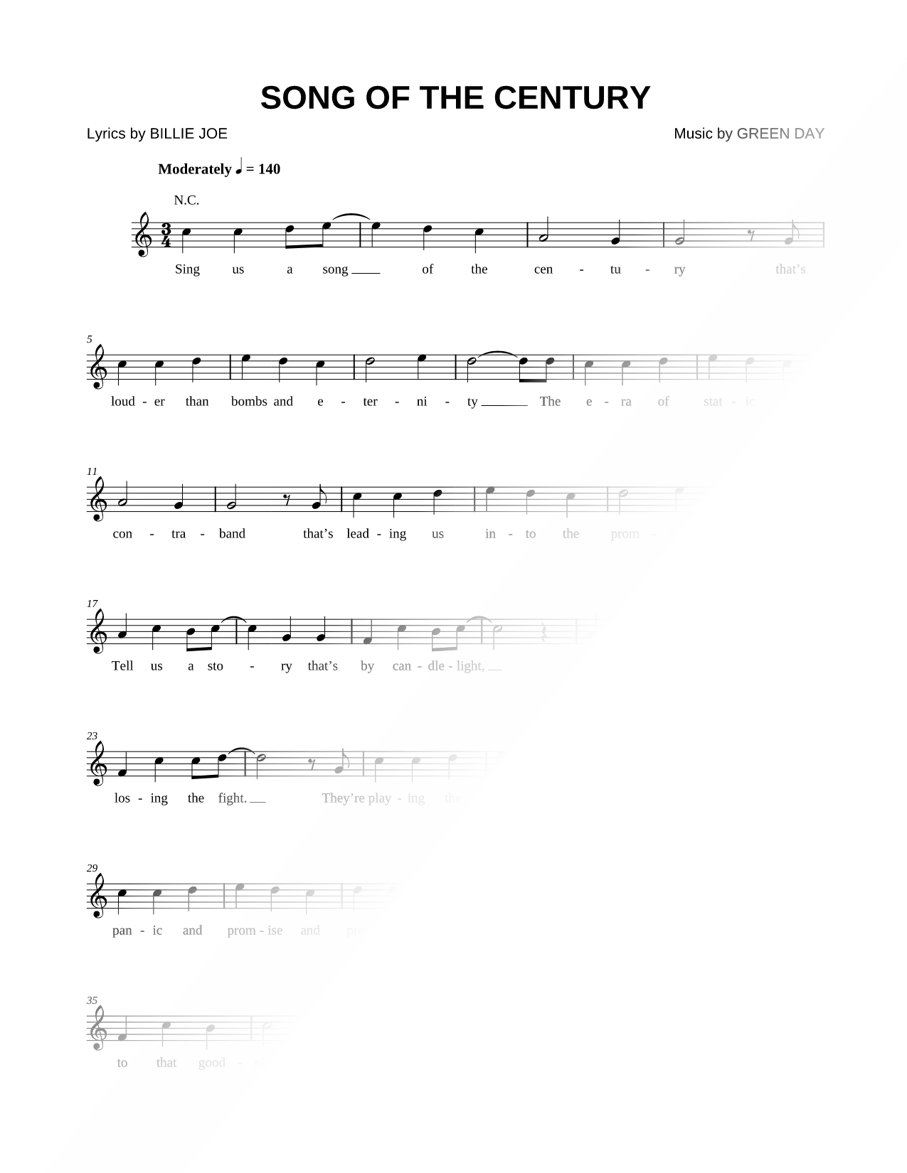 Song of the Century