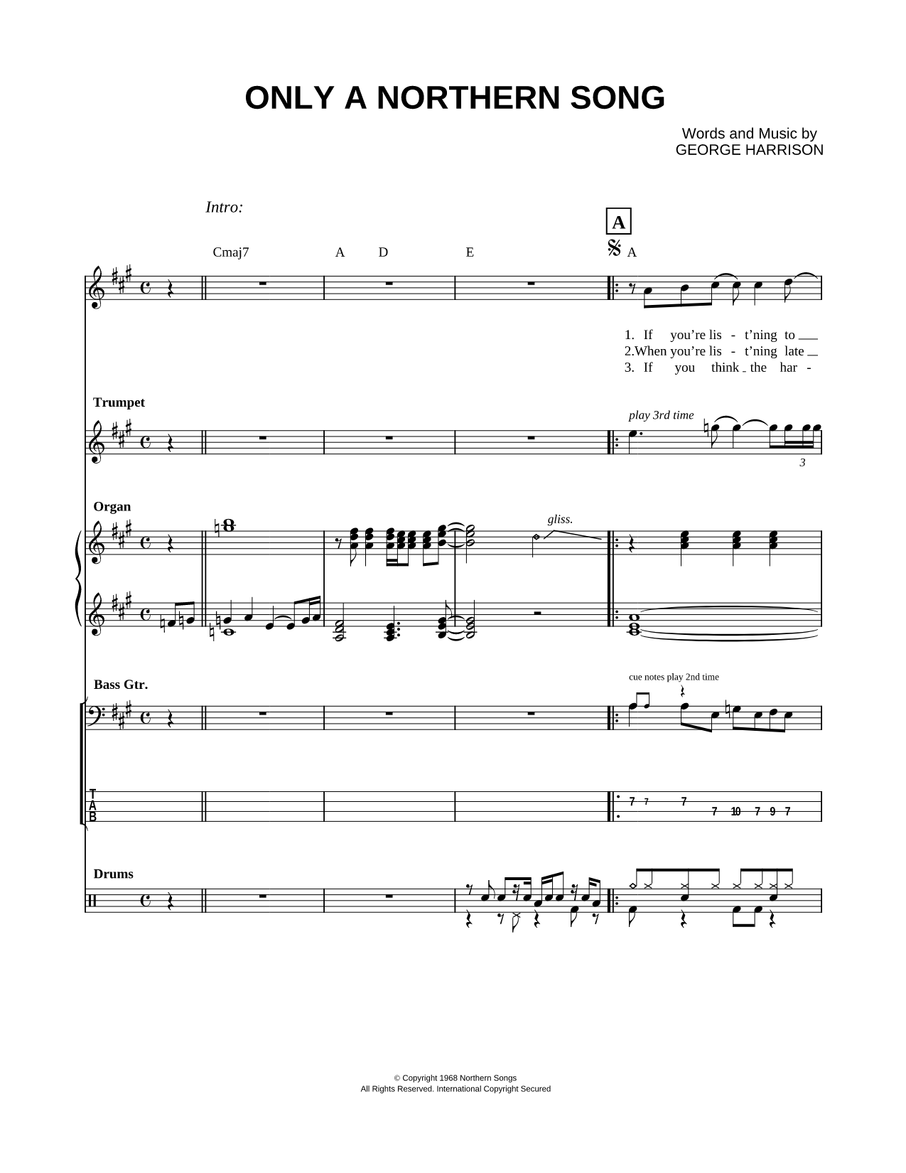 Only a Northern Song