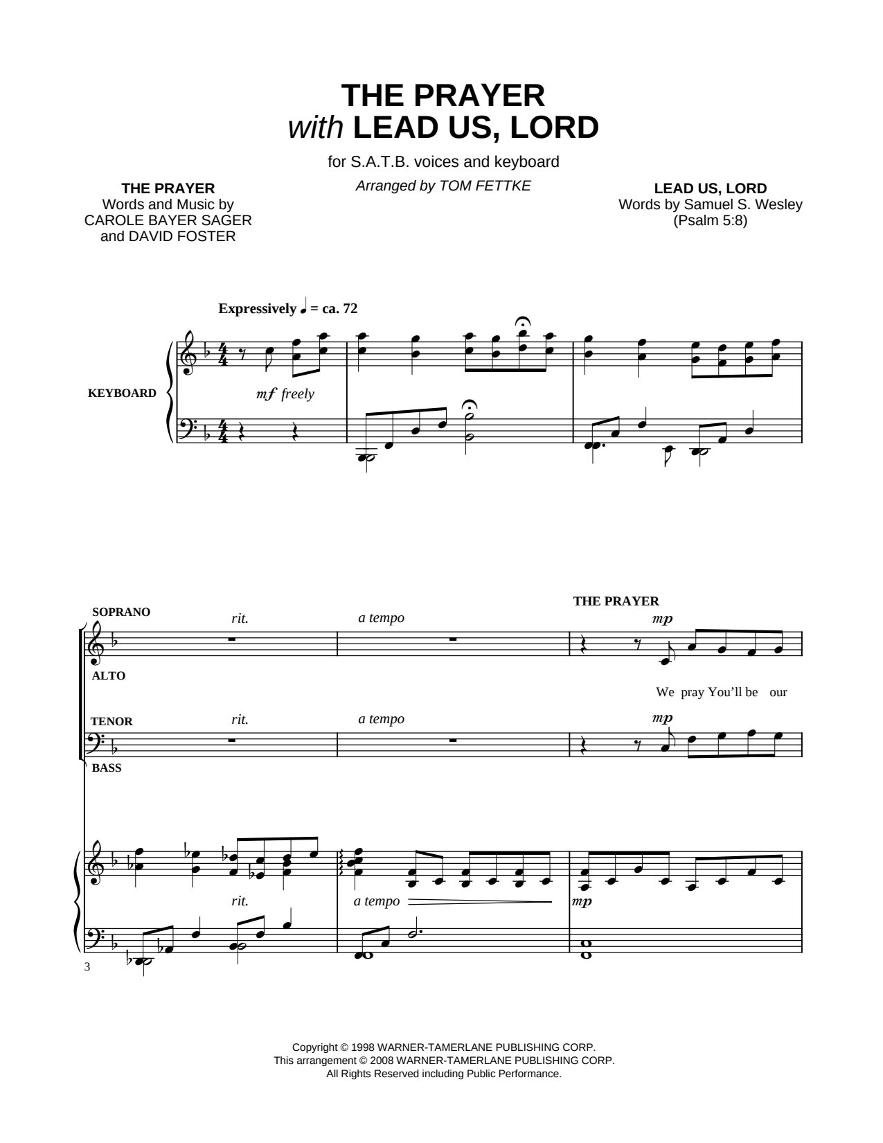 The Prayer with Lead Us Lord