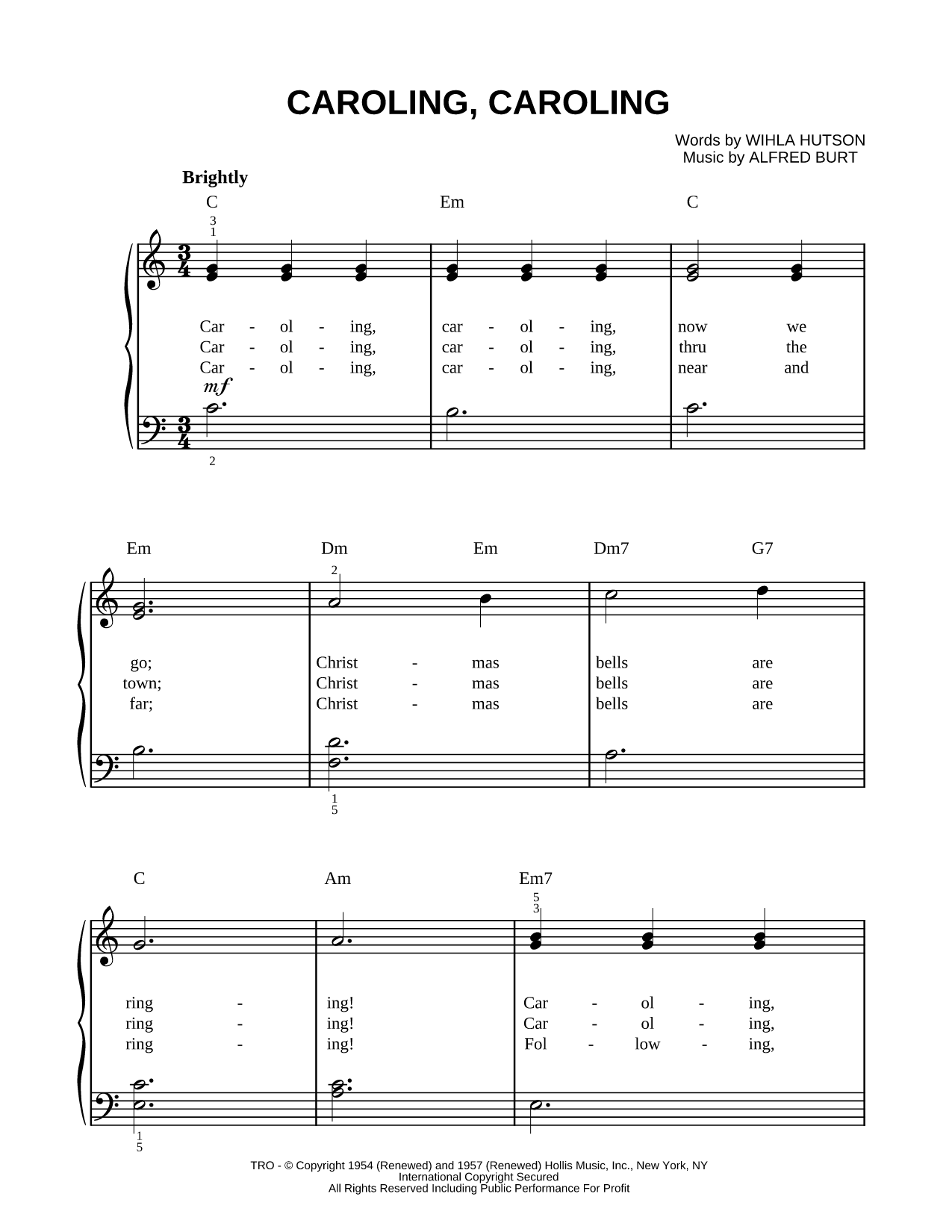 Caroling, Caroling