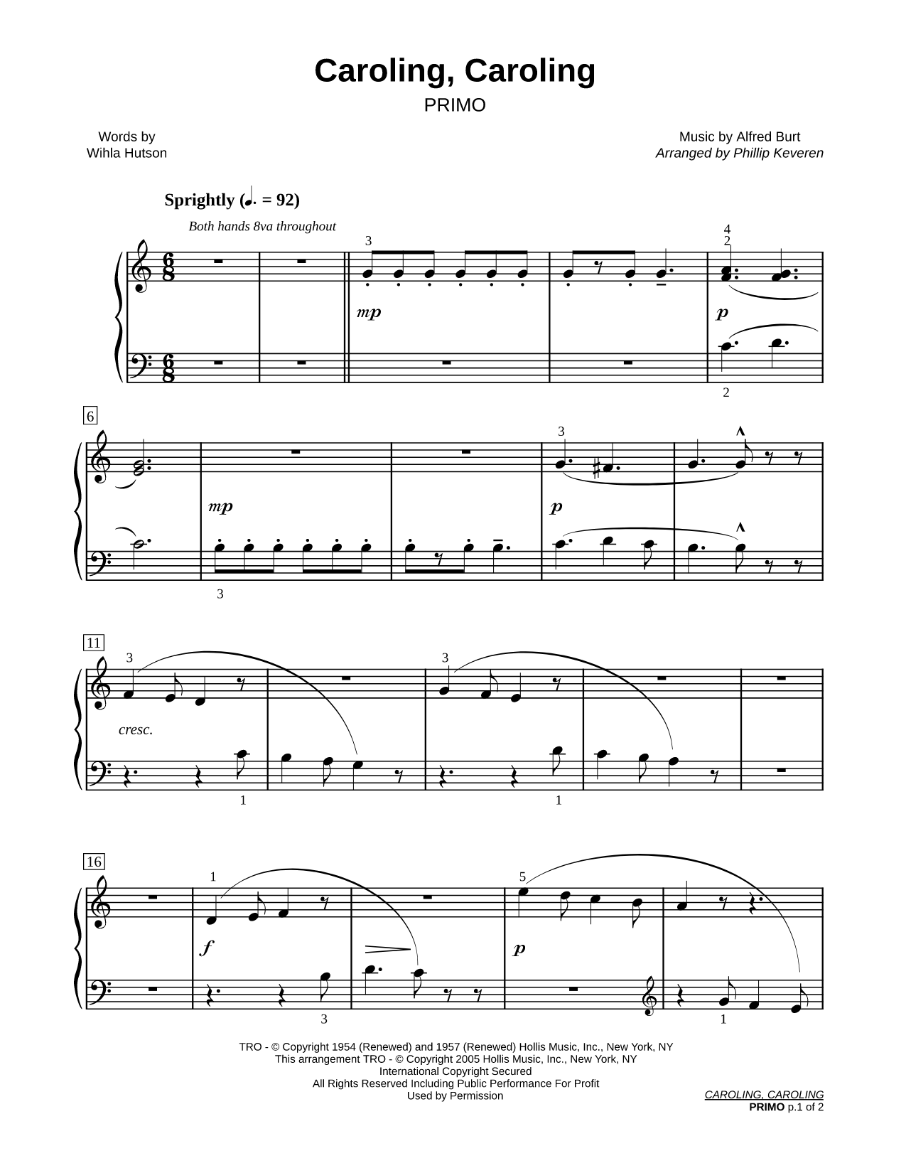 Caroling, Caroling