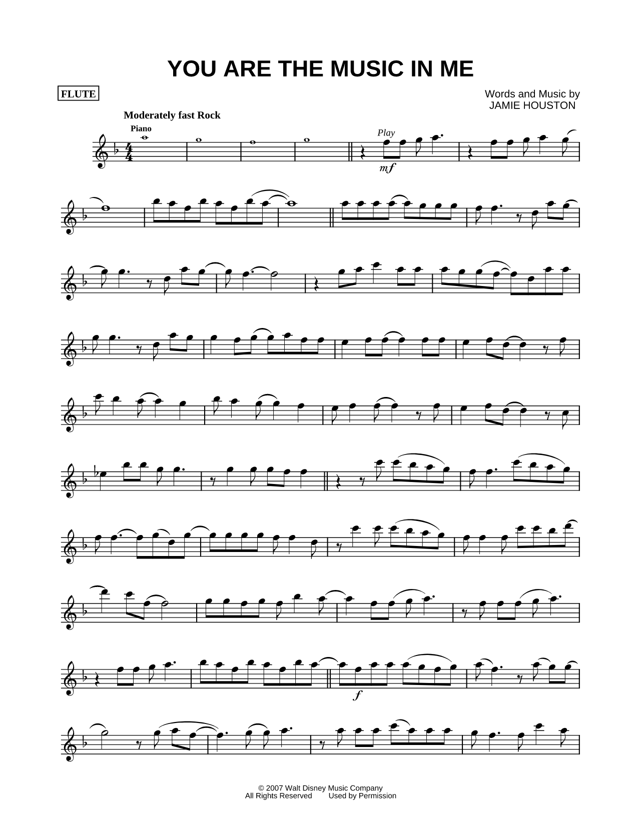 You Are the Music In Me
