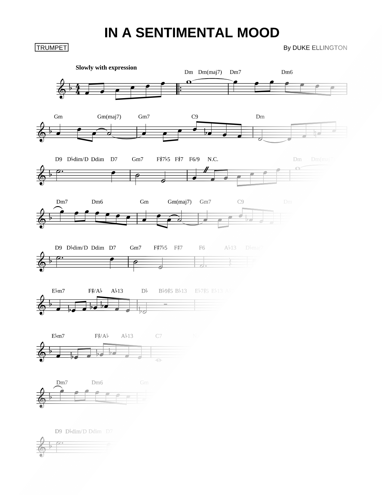 In a Sentimental Mood
