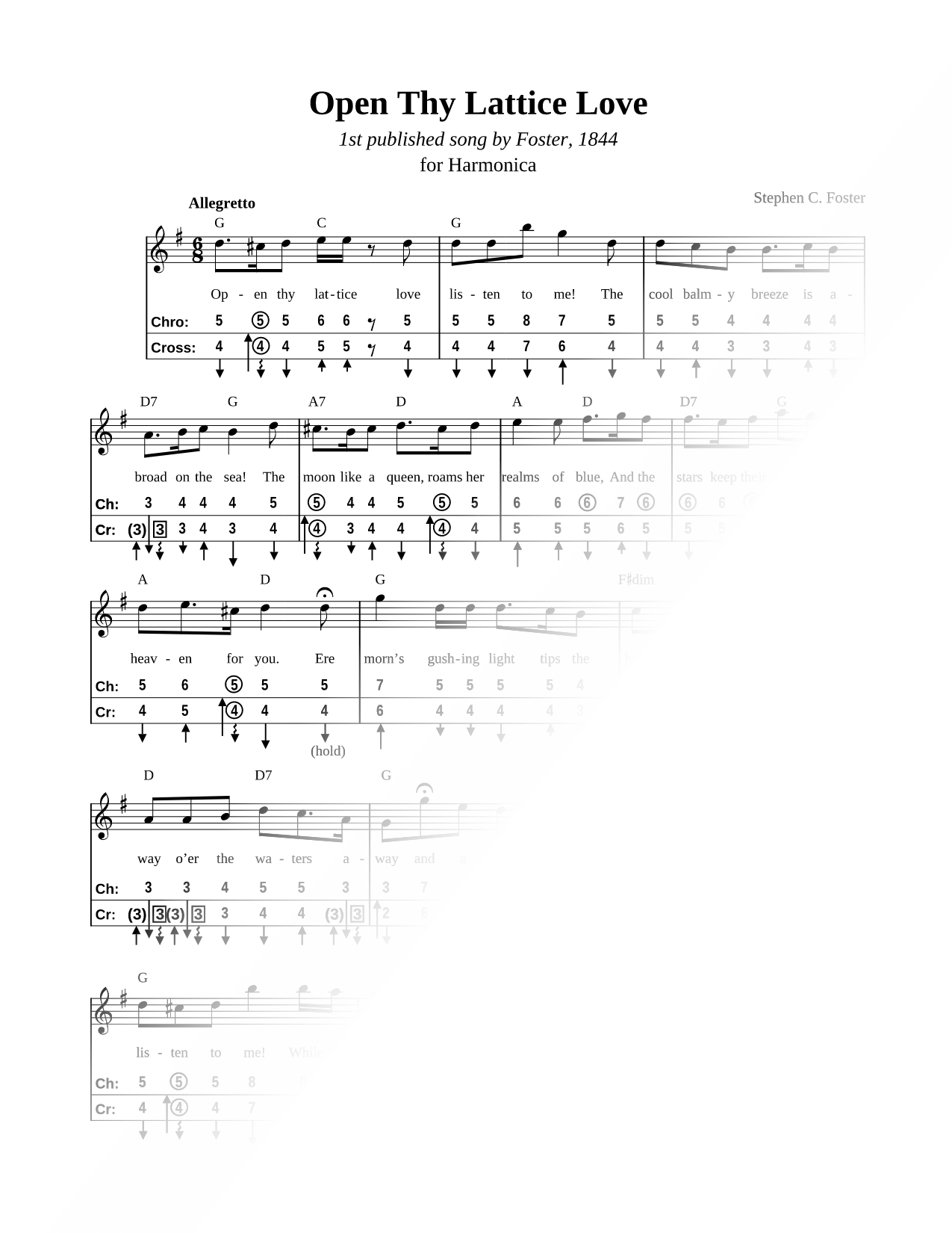 Open Thy Lattice Love