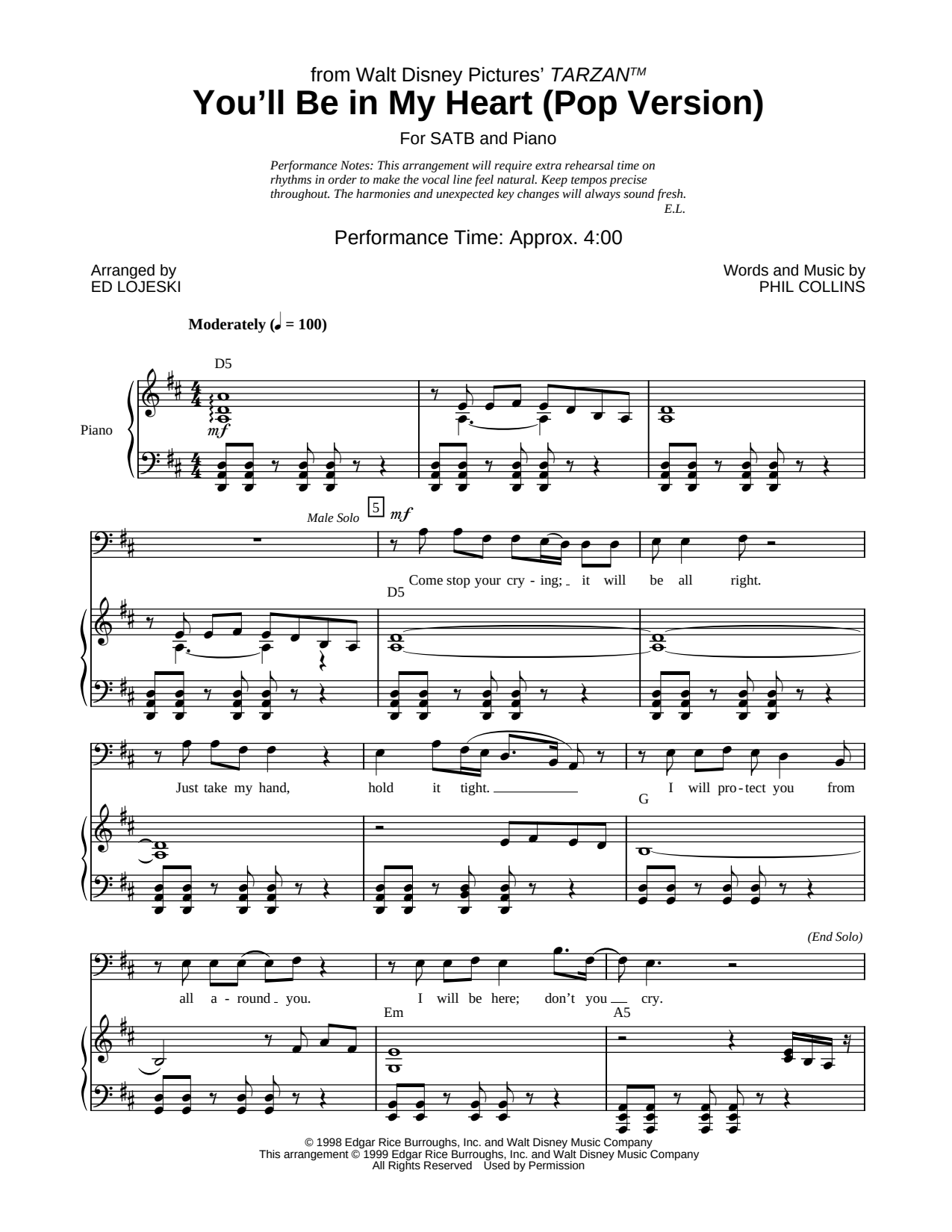 You'll Be in My Heart (Pop Version)