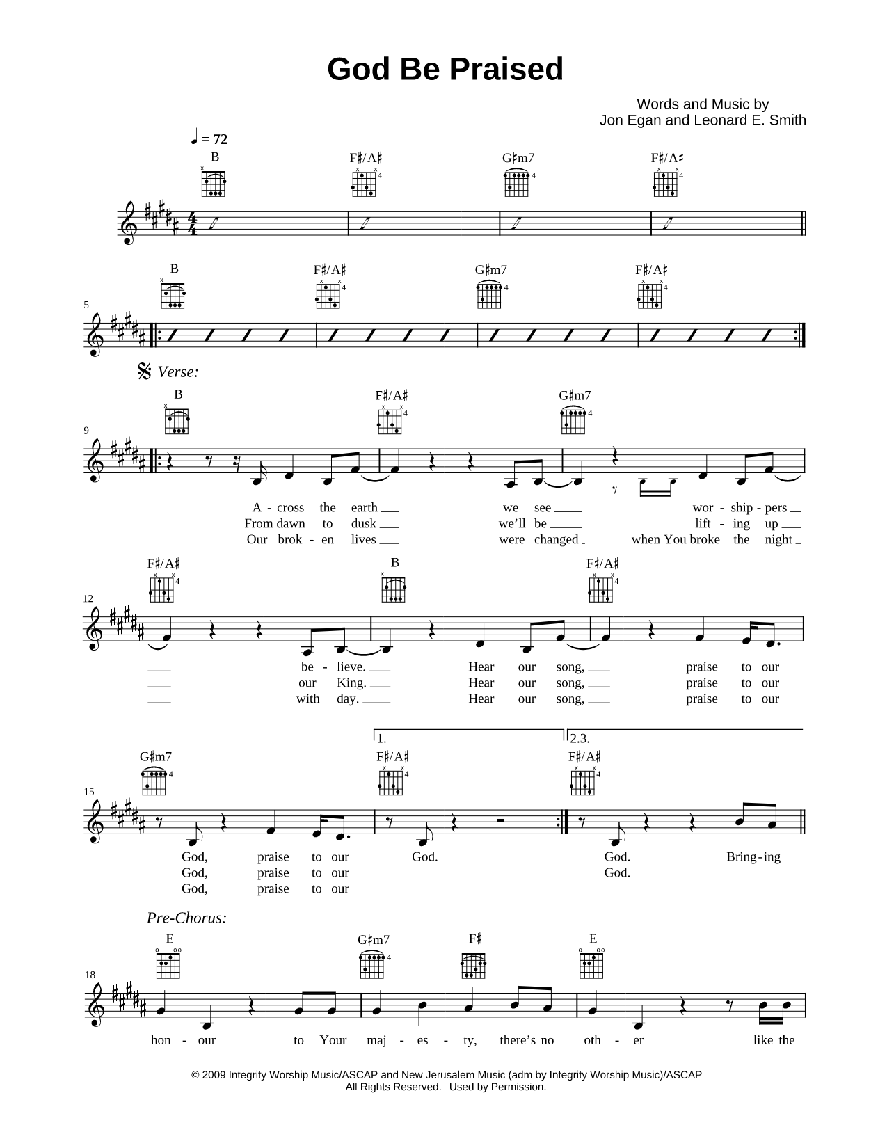 God Be Praised (with Our God Reigns)