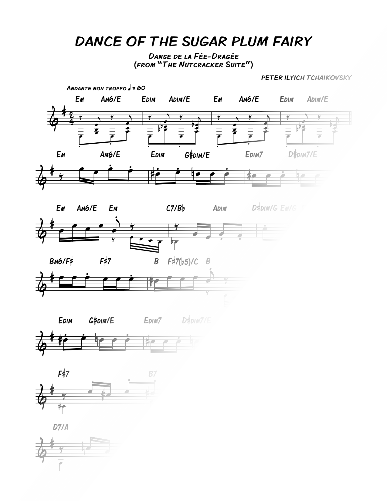 Dance of the Sugar Plum Fairy