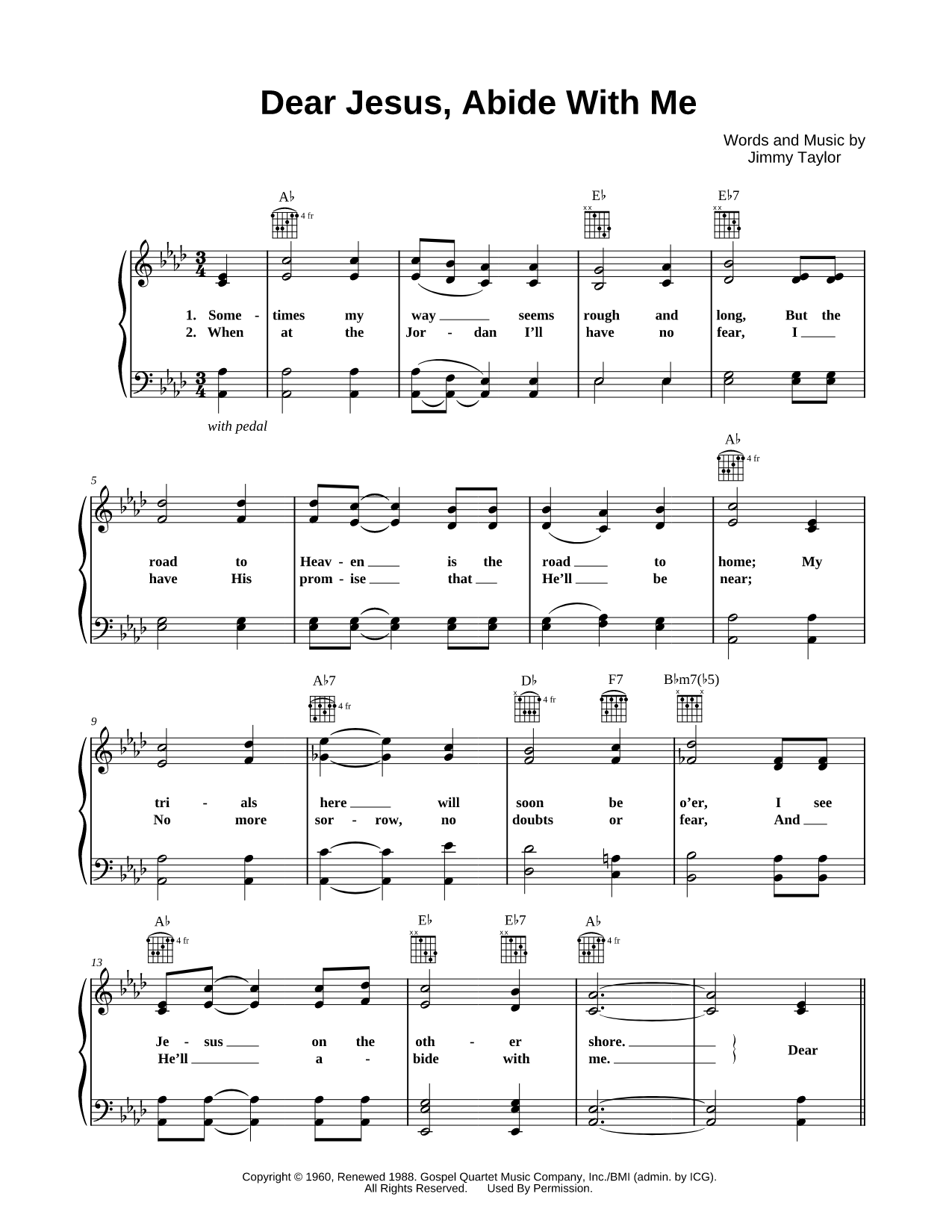 Dear Jesus, Abide With Me