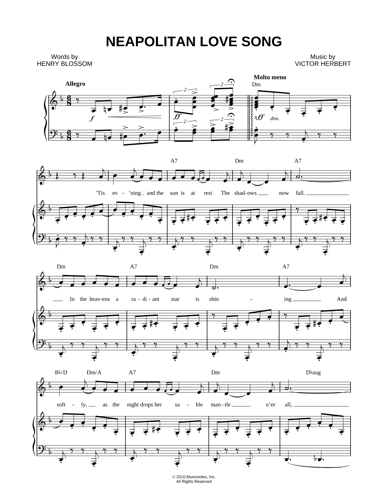 Neapolitan Love Song