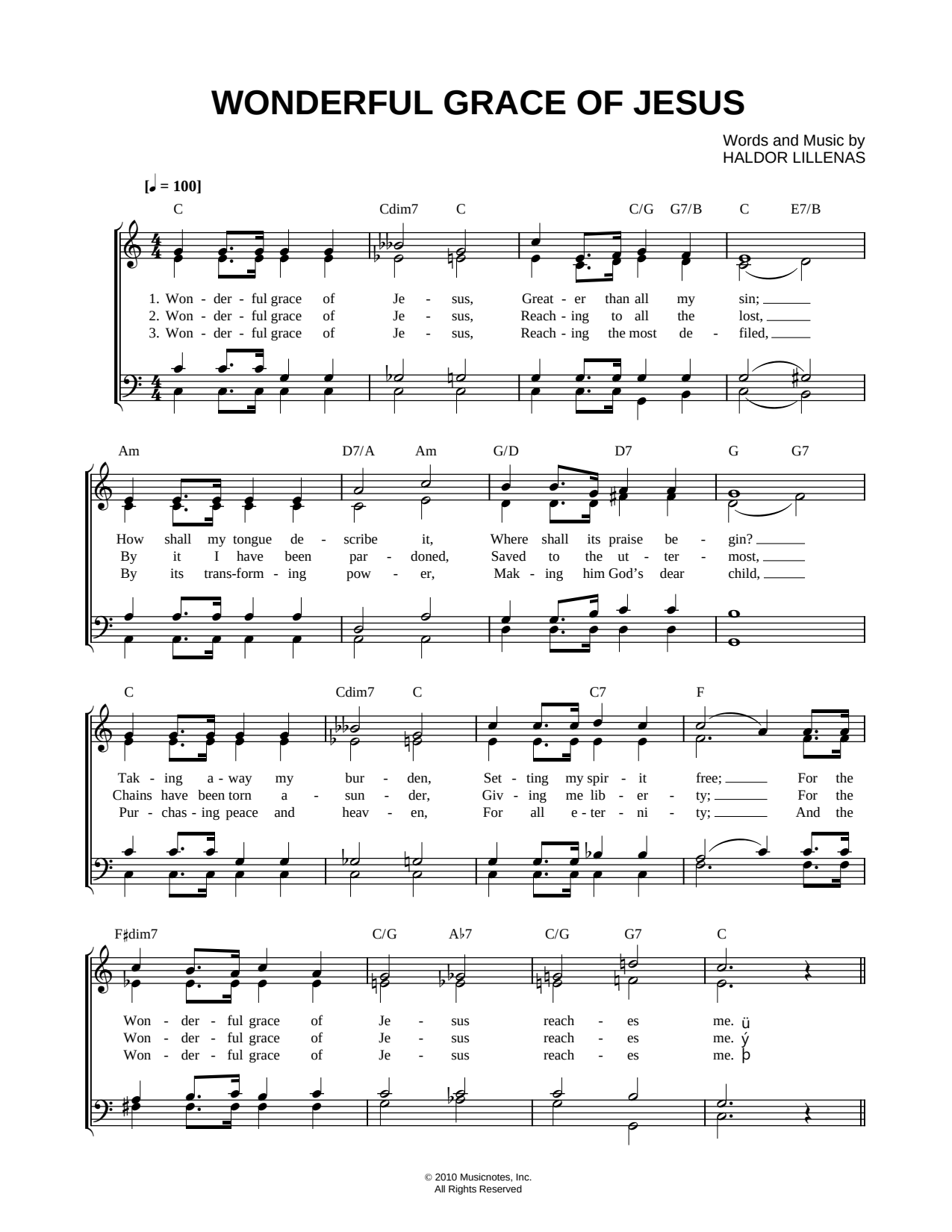 Wonderful Grace of Jesus