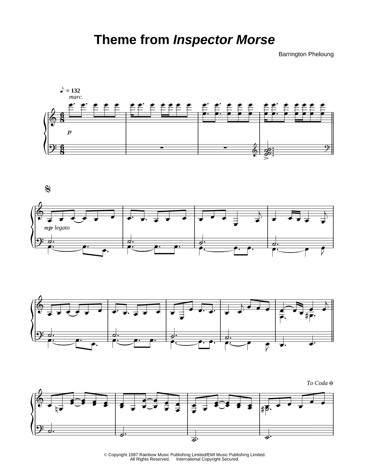 Theme From Inspector Morse