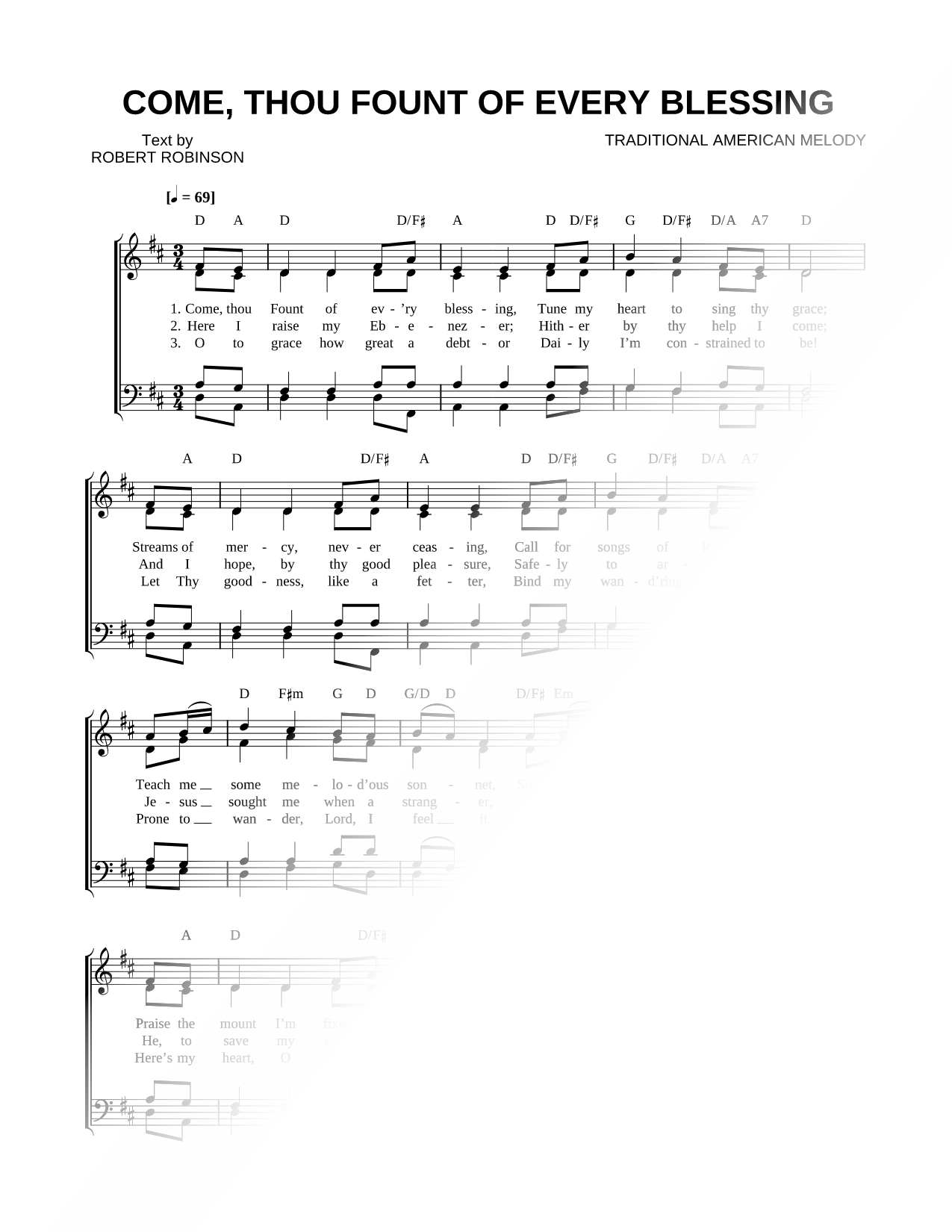 Come, Thou Fount of Every Blessing