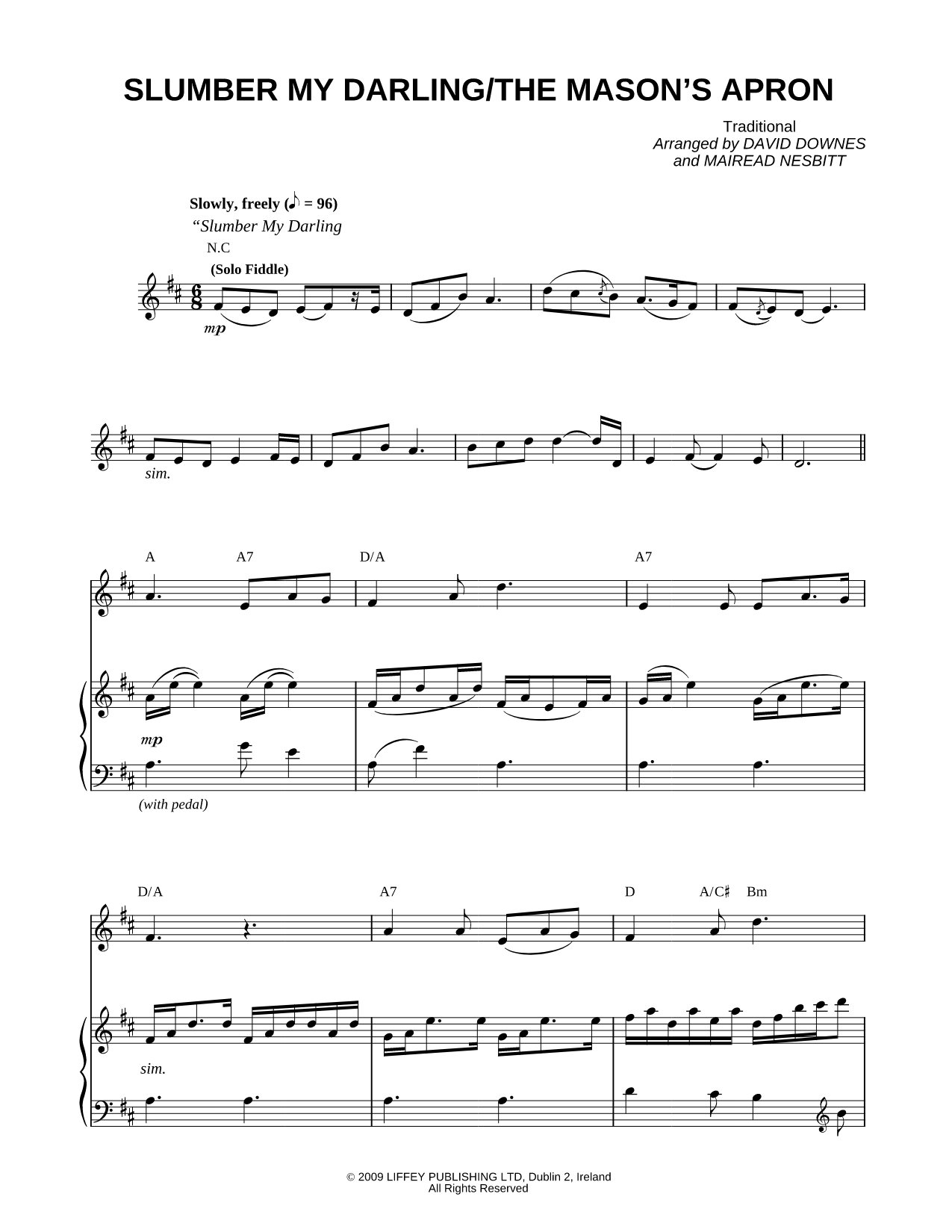 Slumber My Darling / The Mason's Apron